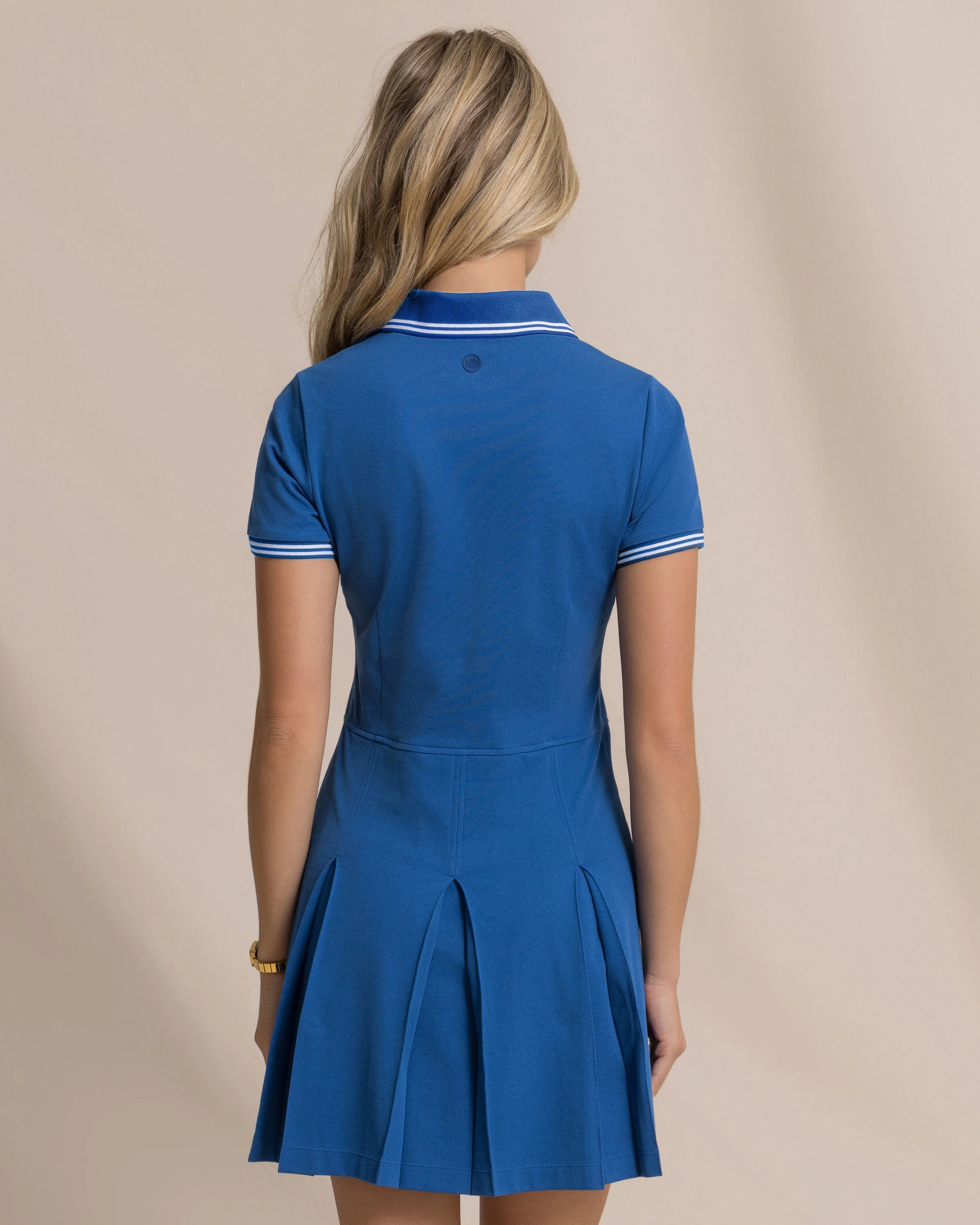Isabelle Solid Polo Active Dress - Image 6