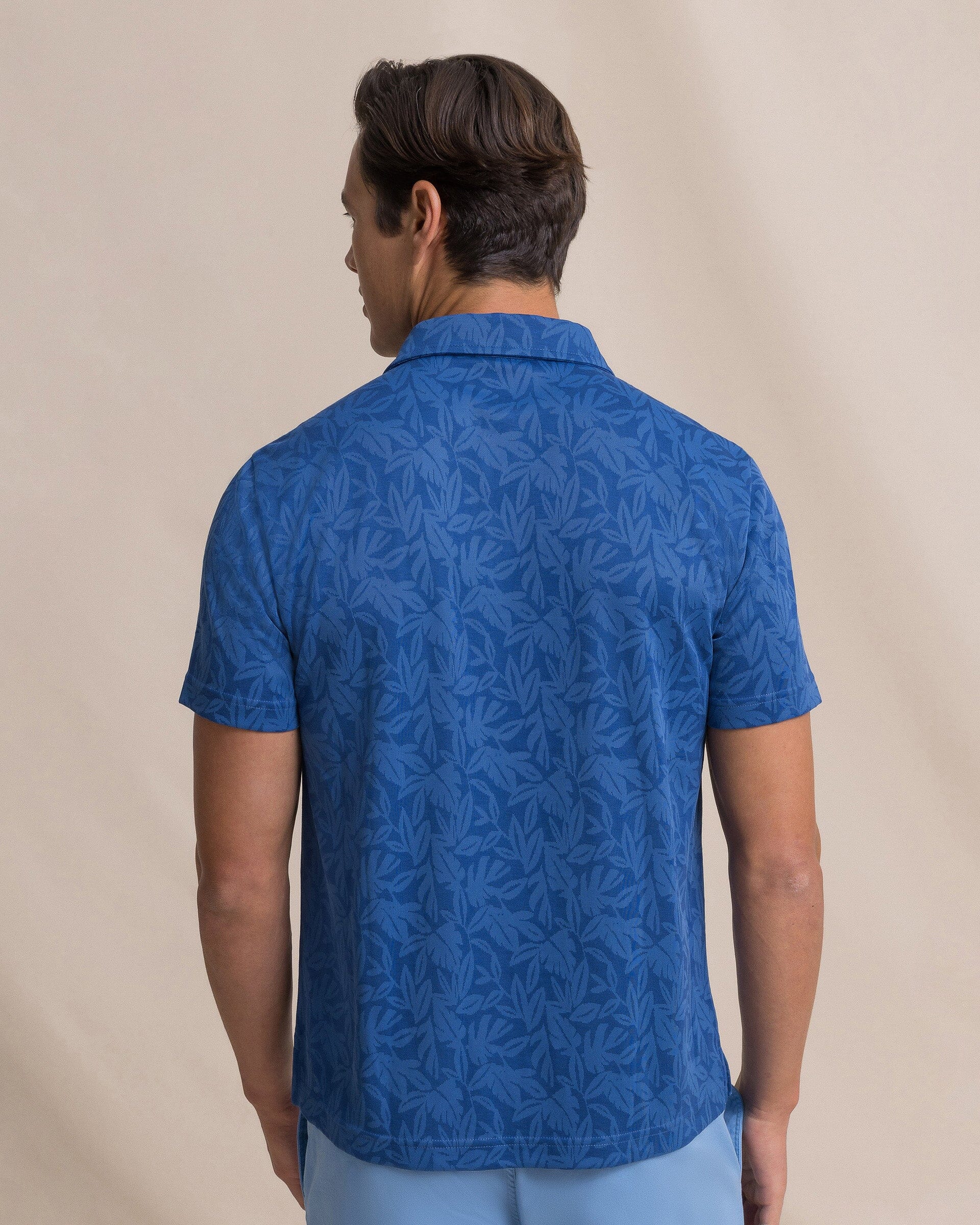Island Fronds Jacquard Polo - Image 5