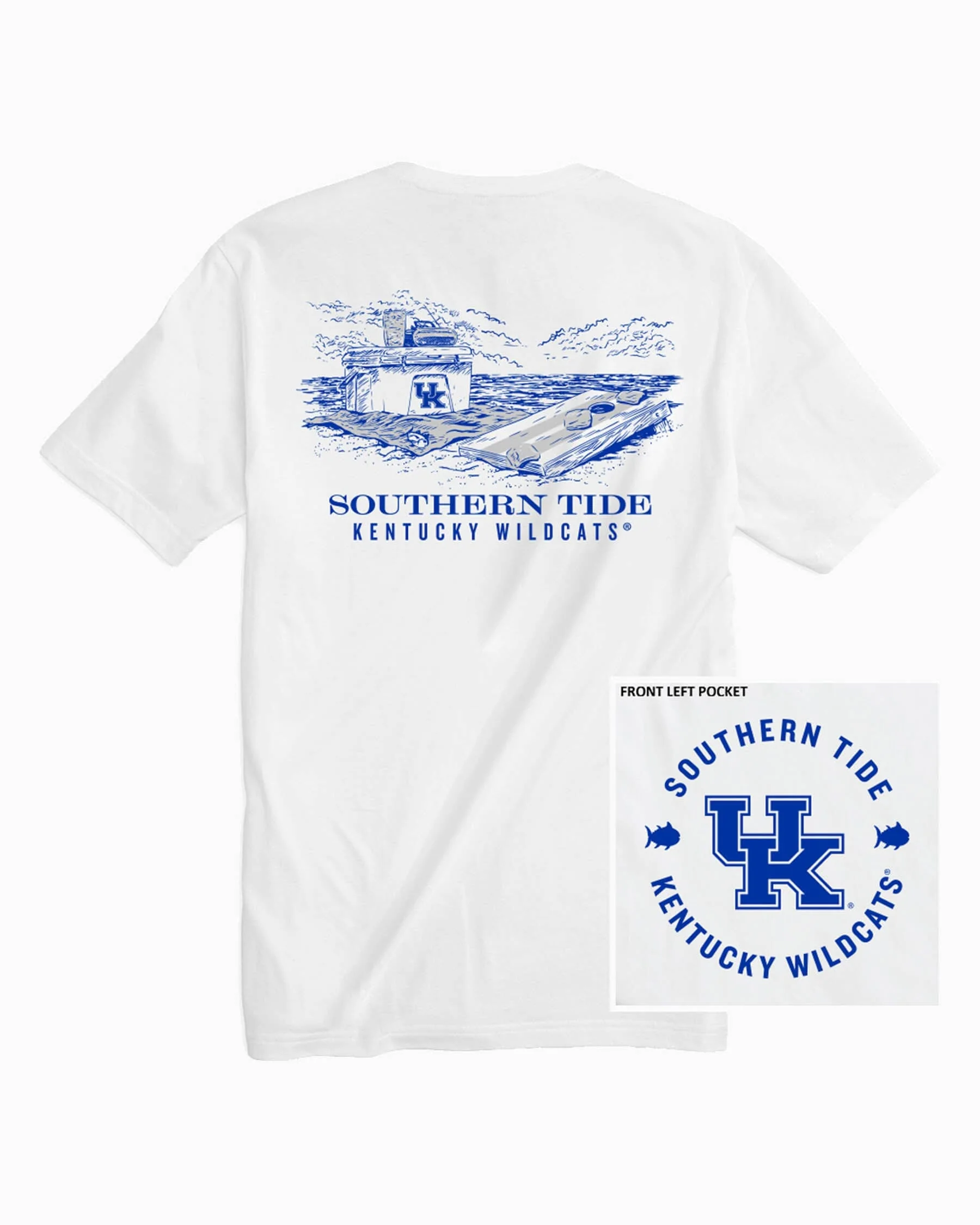 Kentucky Wildcats Beach Cornhole T-Shirt - Image 2