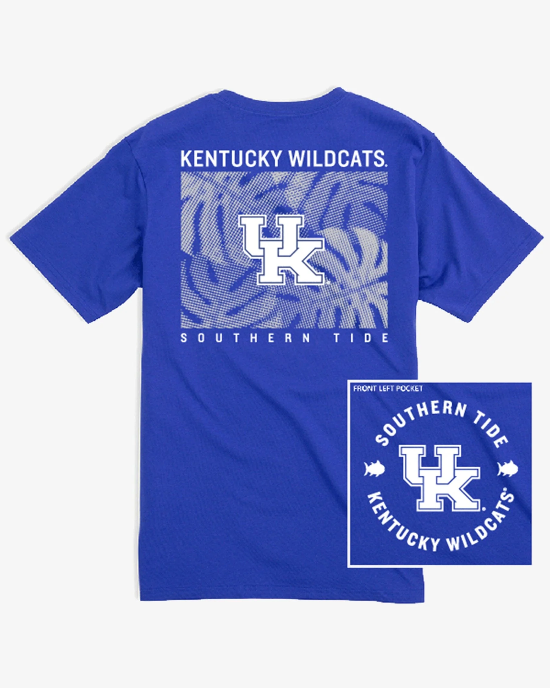 Kentucky Wildcats Halftone Monstera T-Shirt