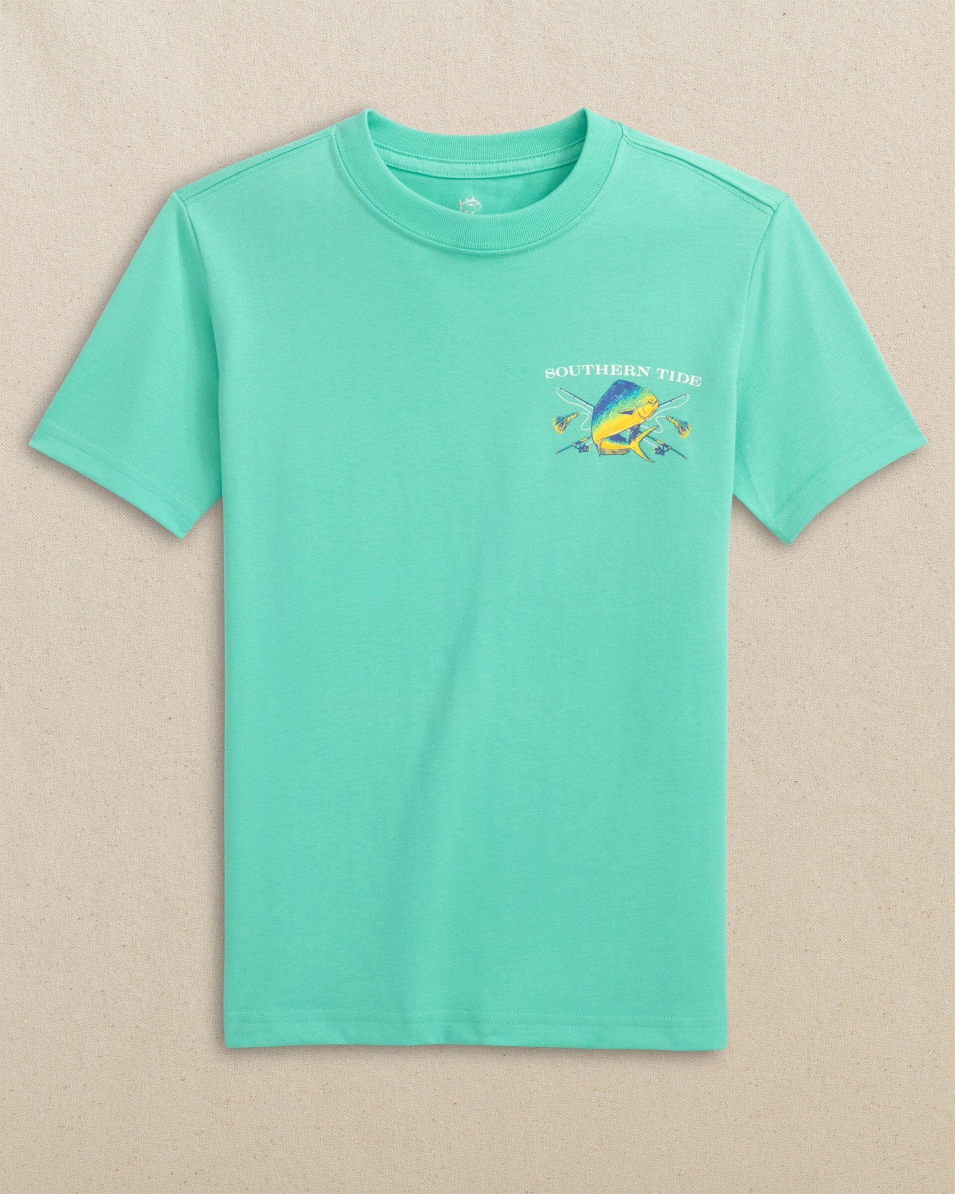 Kids Mahi Deep Sea Fishing Short Sleeve T-Shirt - Image 3