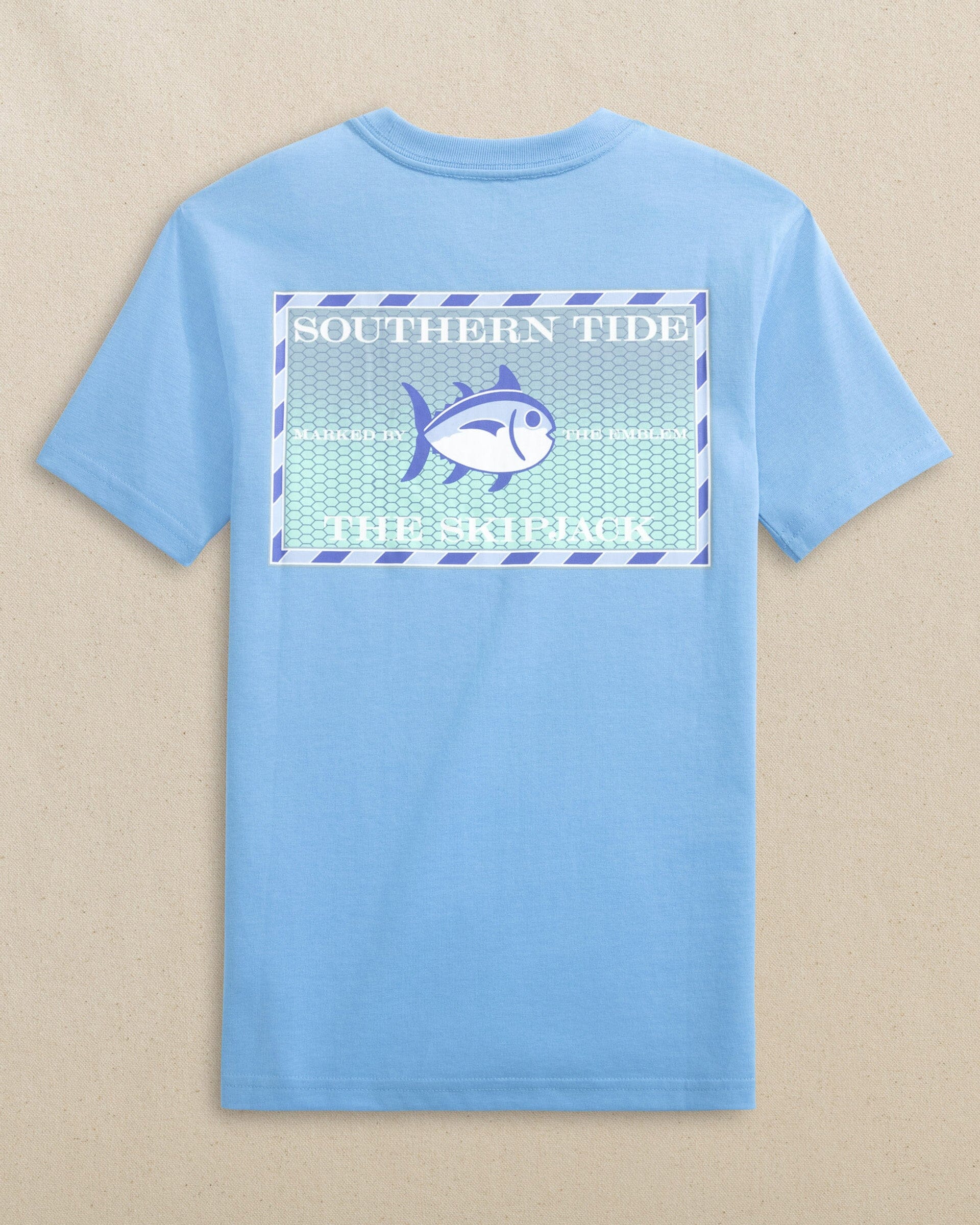 Kids Original Skipjack Grey Marlin Short Sleeve T-Shirt
