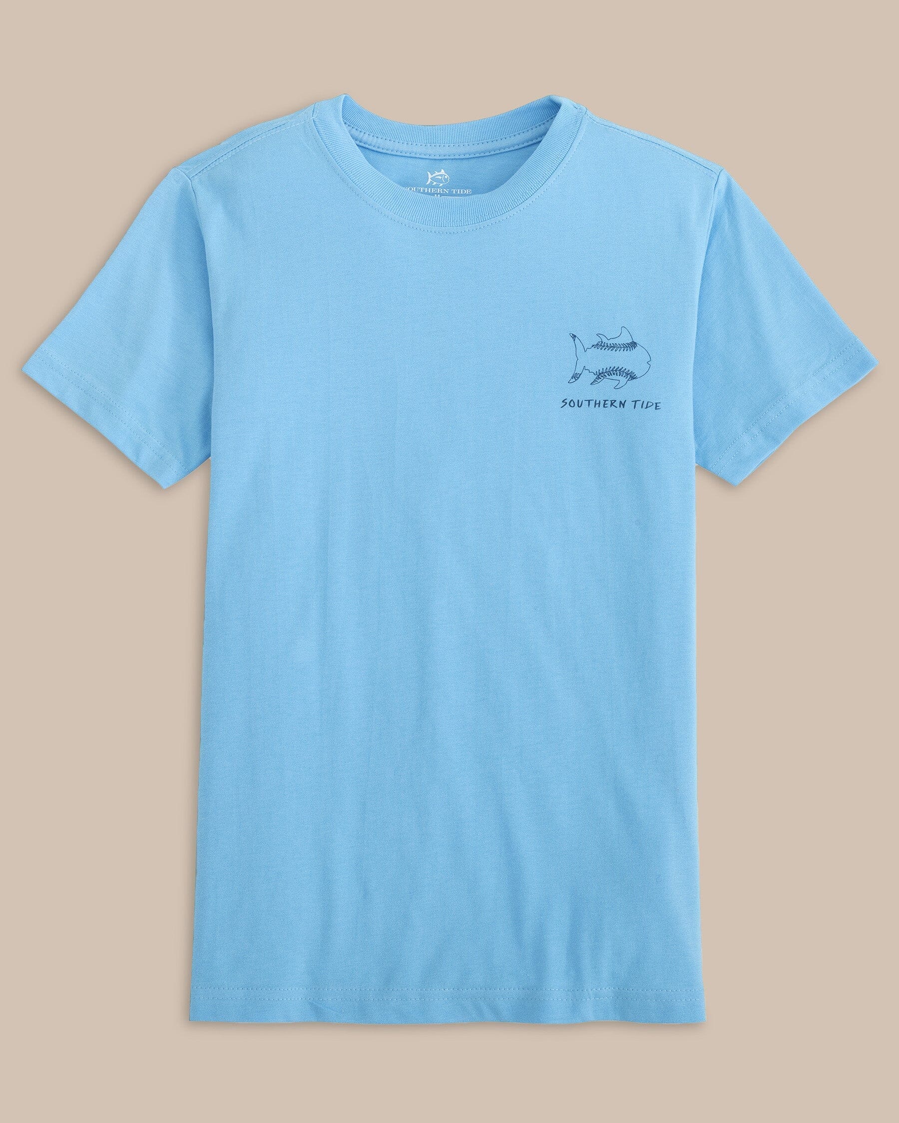 Kids Sketched Baseball Short Sleeve T-Shirt - Image 3