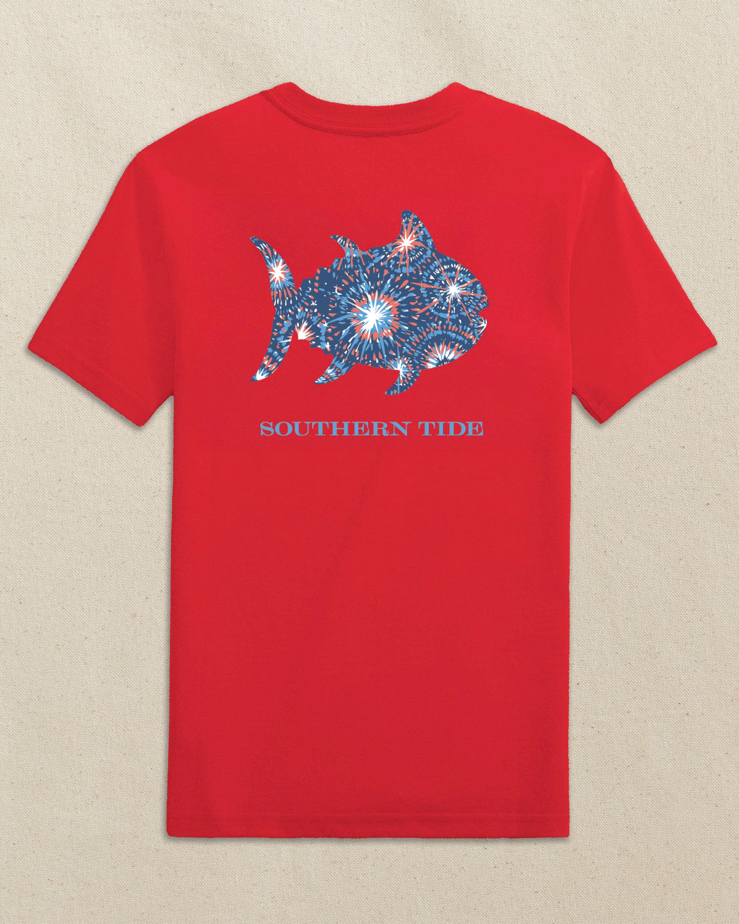 Kids Skipjack Fill Fireworks Short Sleeve T-Shirt