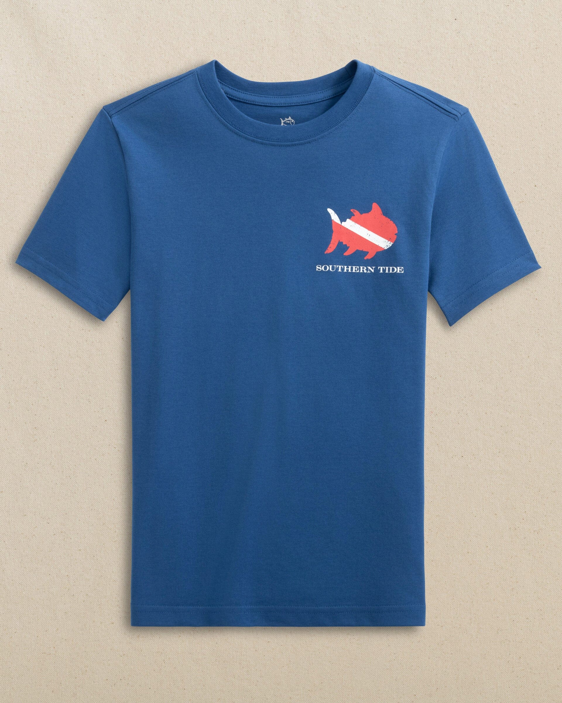 Kids Skipjack Scuba Flag Short Sleeve T-Shirt - Image 2
