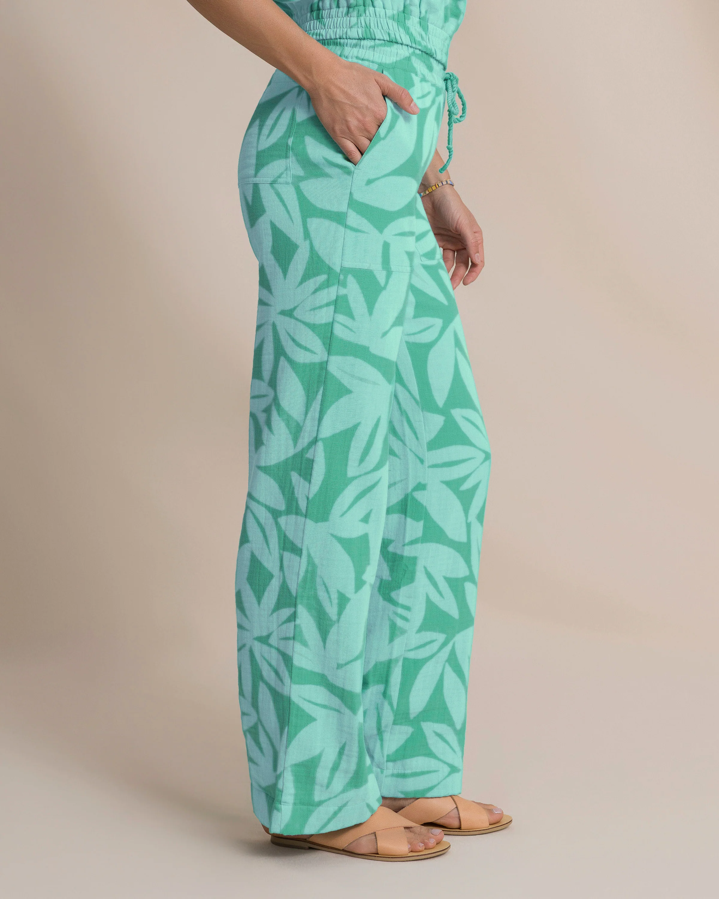 Laken Printed Wide Leg Pant - Image 5
