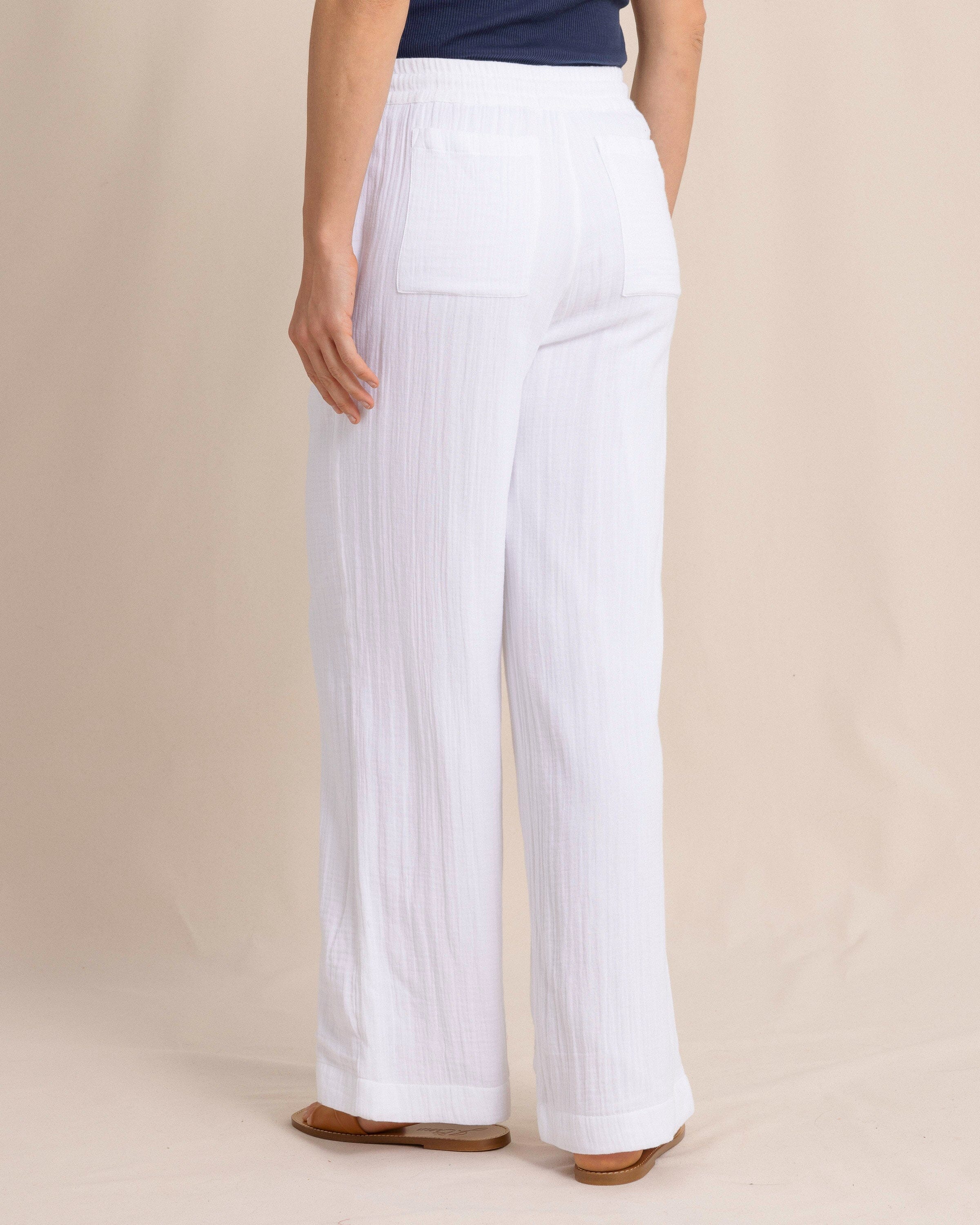 Laken Wide Leg Pant - Classic White - Image 5