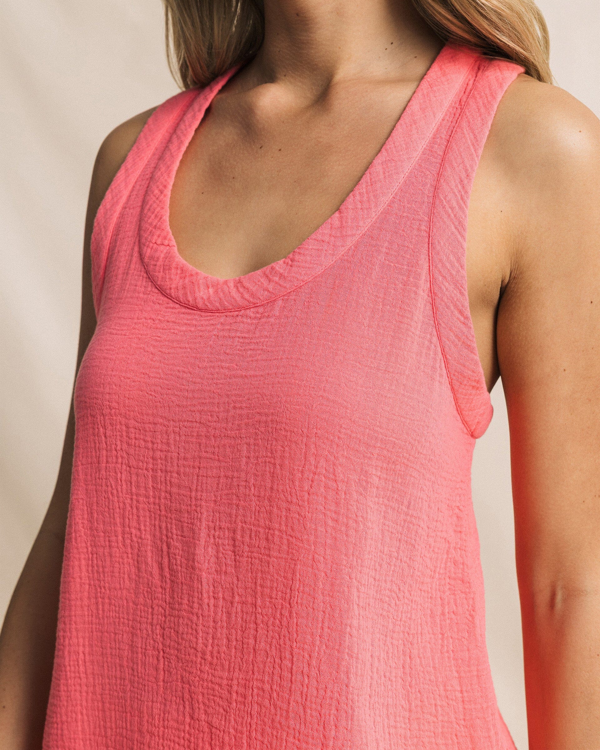 Leila Double Cloth Solid Tank - Image 10