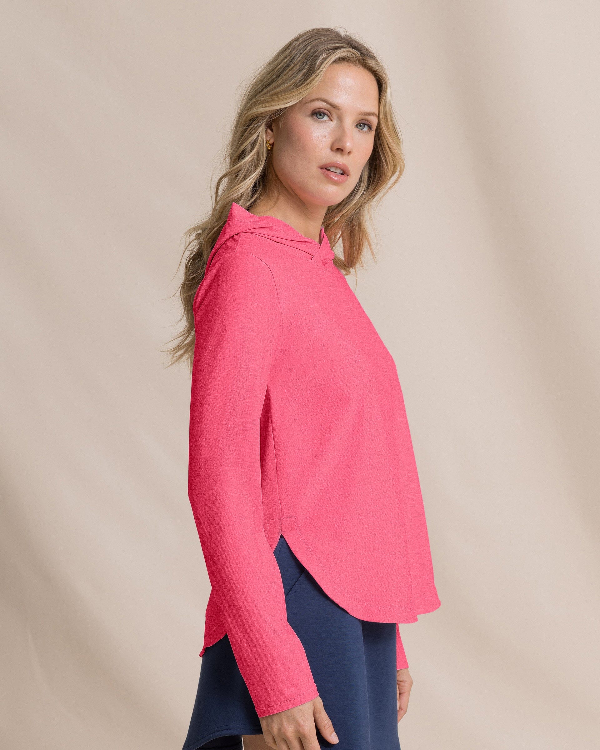 Linley Coastal Breeze® Performance Hoodie - Island Pink - Image 5