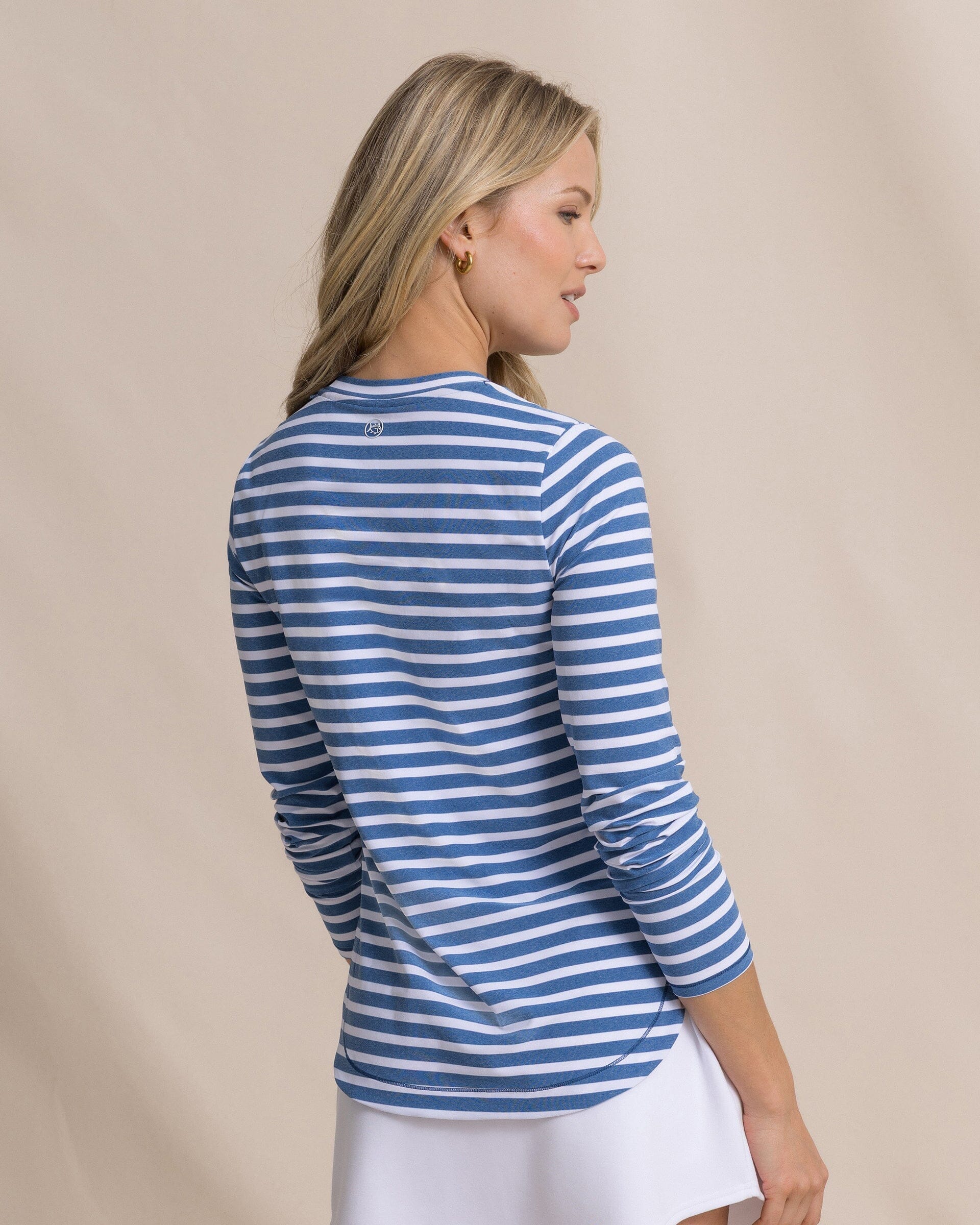 Linley Stripe Coastal Breeze® Performance Crew - Image 2