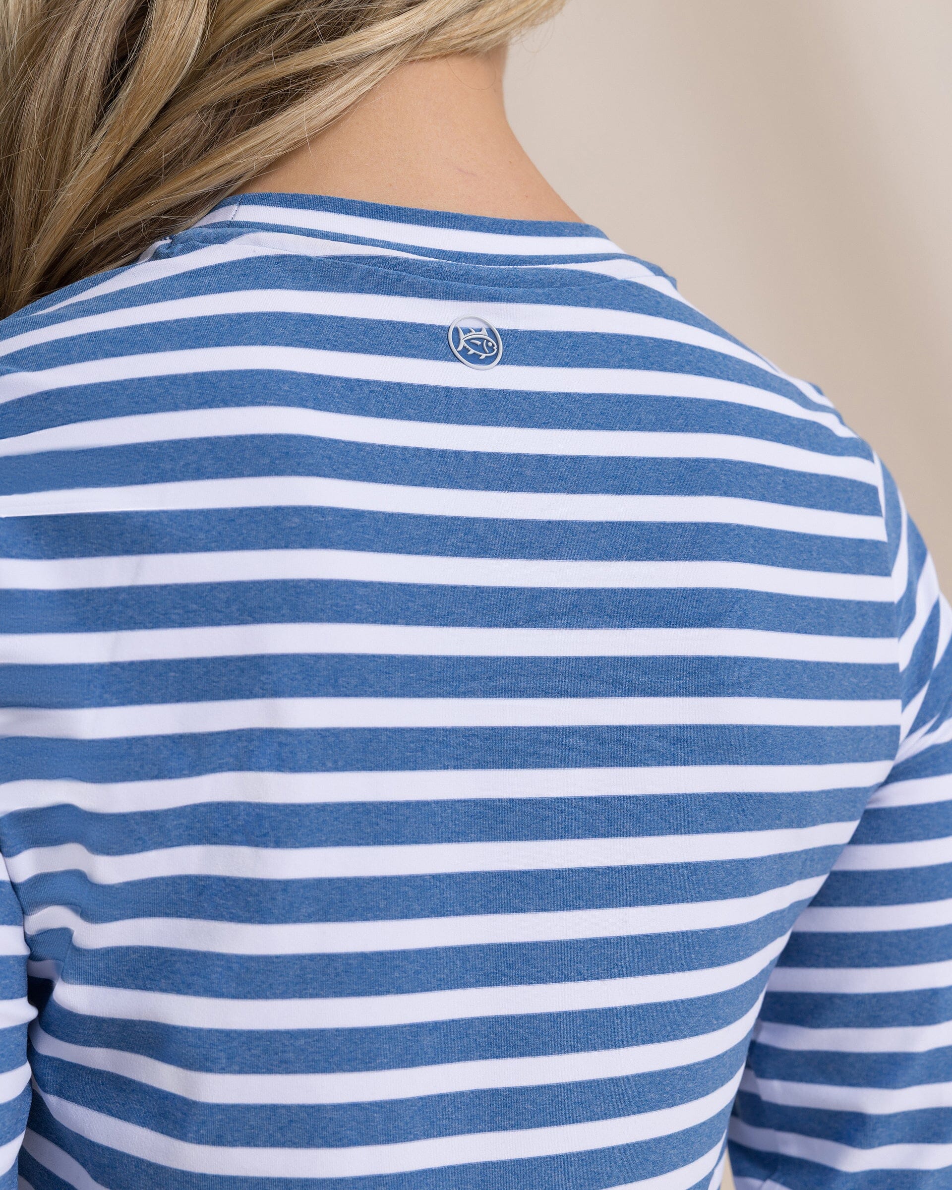Linley Stripe Coastal Breeze® Performance Crew - Image 9