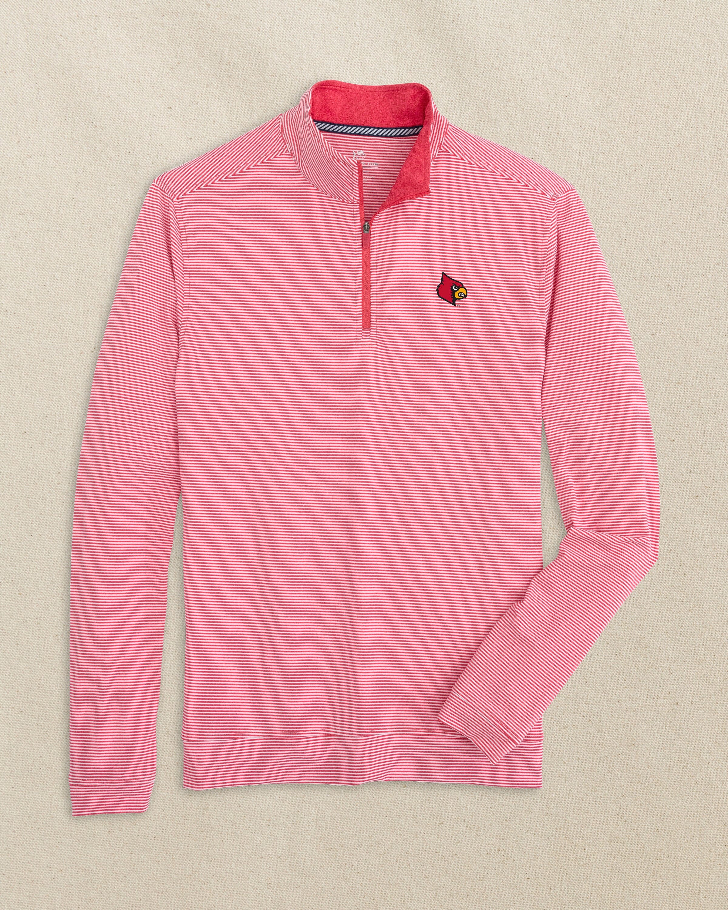 Louisville Cardinals Cruiser Micro-Stripe Quarter Zip - Image 2