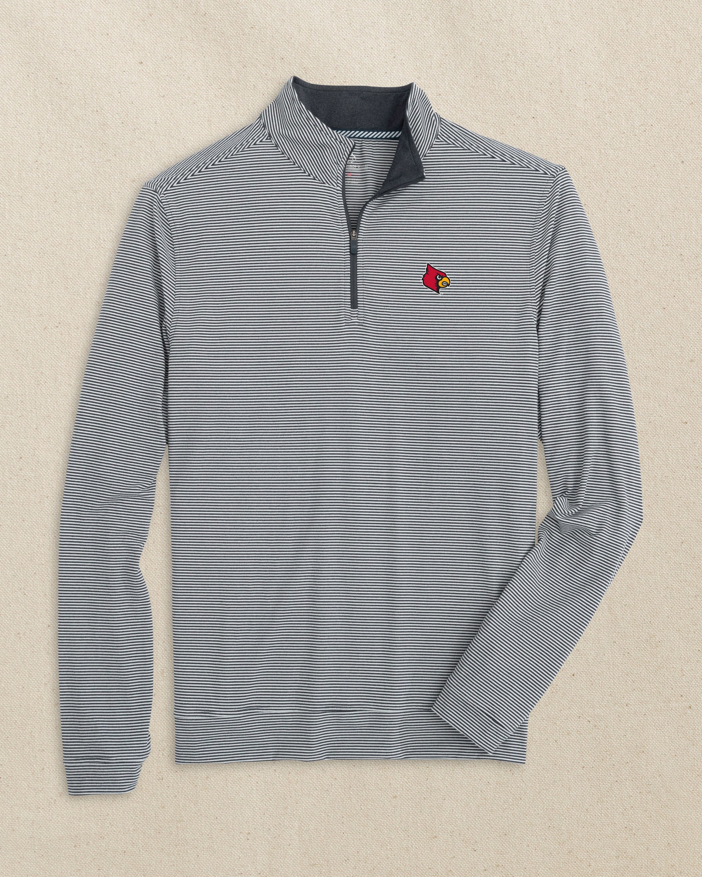 Louisville Cardinals Cruiser Micro-Stripe Quarter Zip - Image 4