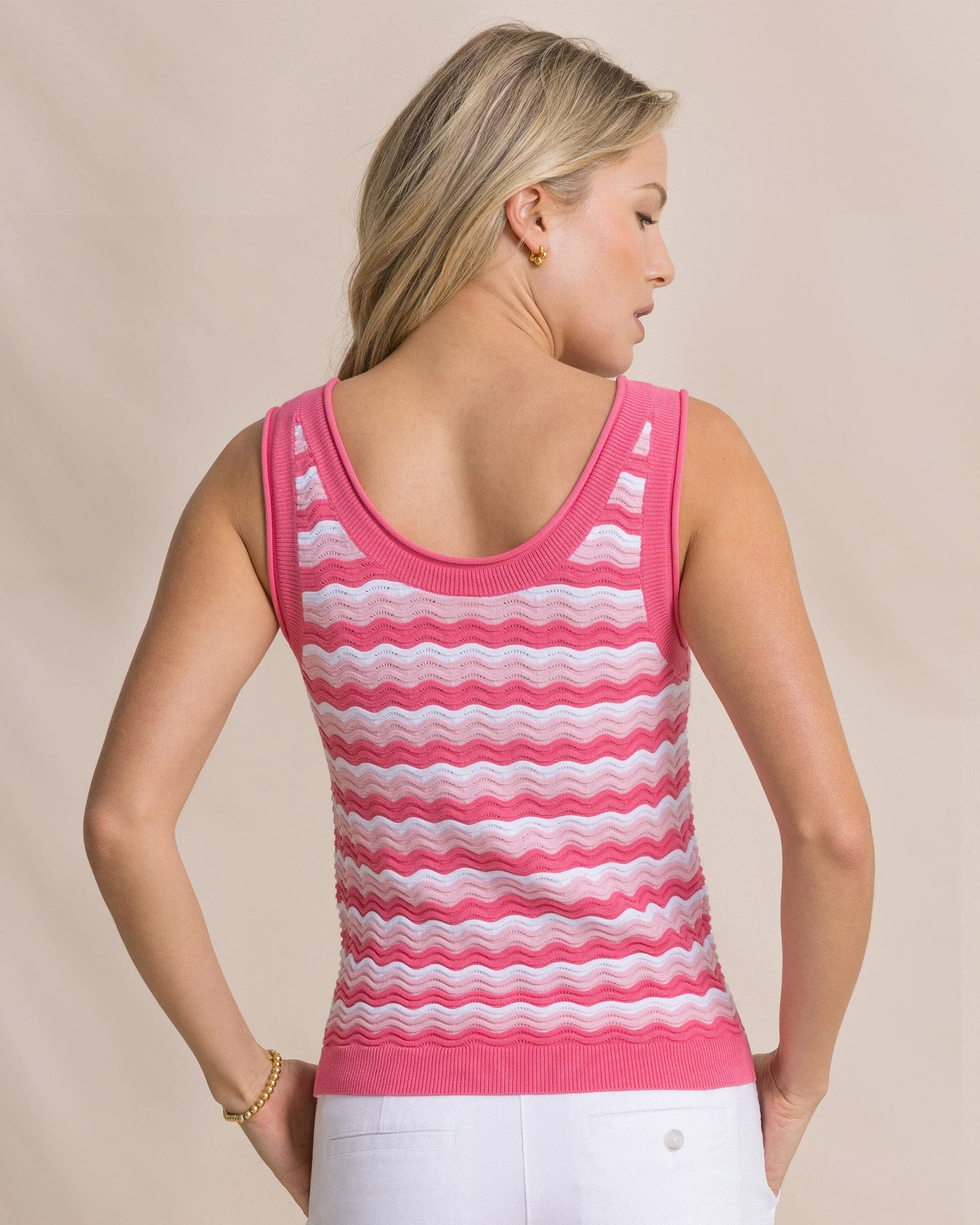 Lucila Sweater Tank - Island Pink - Image 2