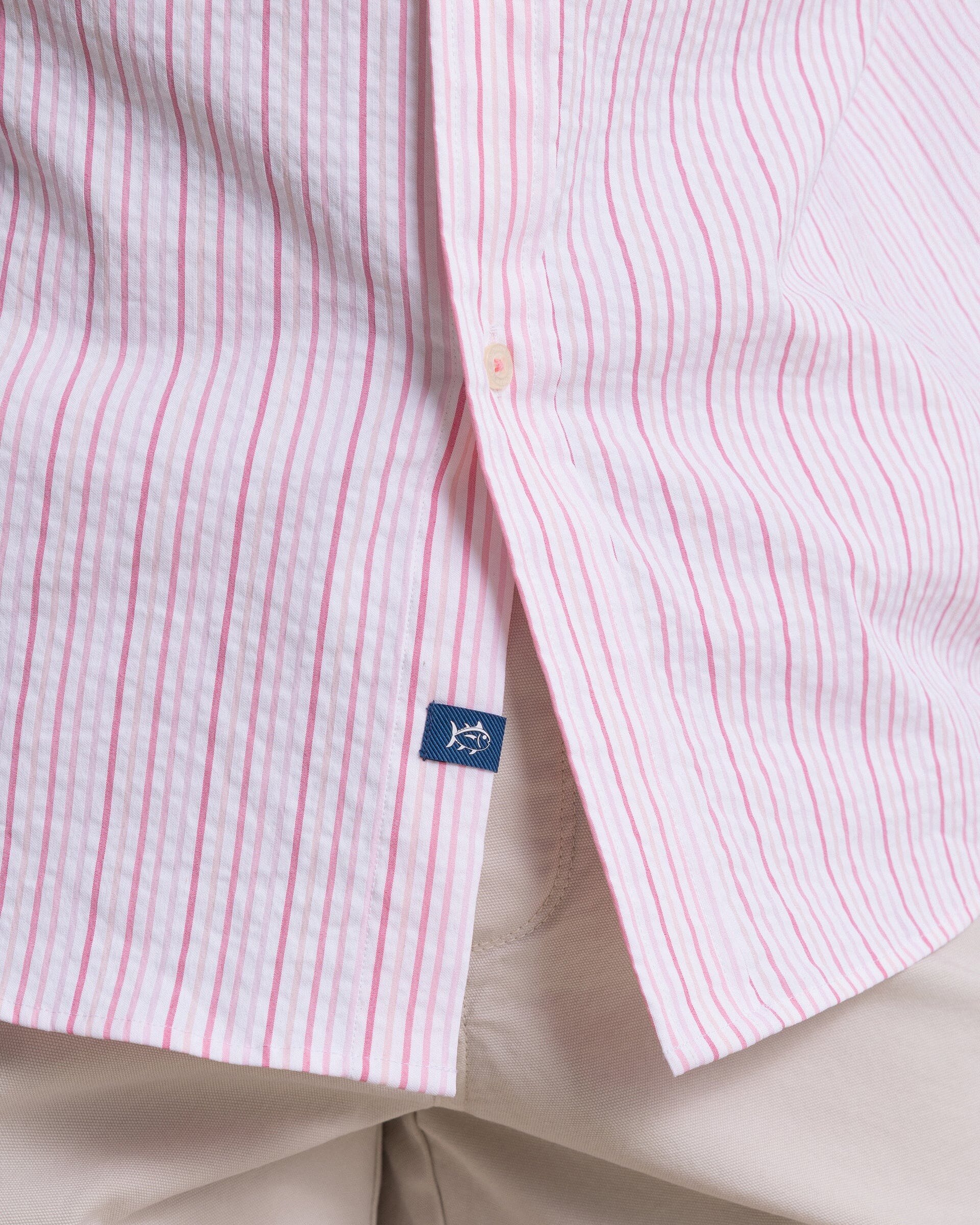 Marina Seersucker Coastal Breeze® Short Sleeve Sport Shirt - Image 15