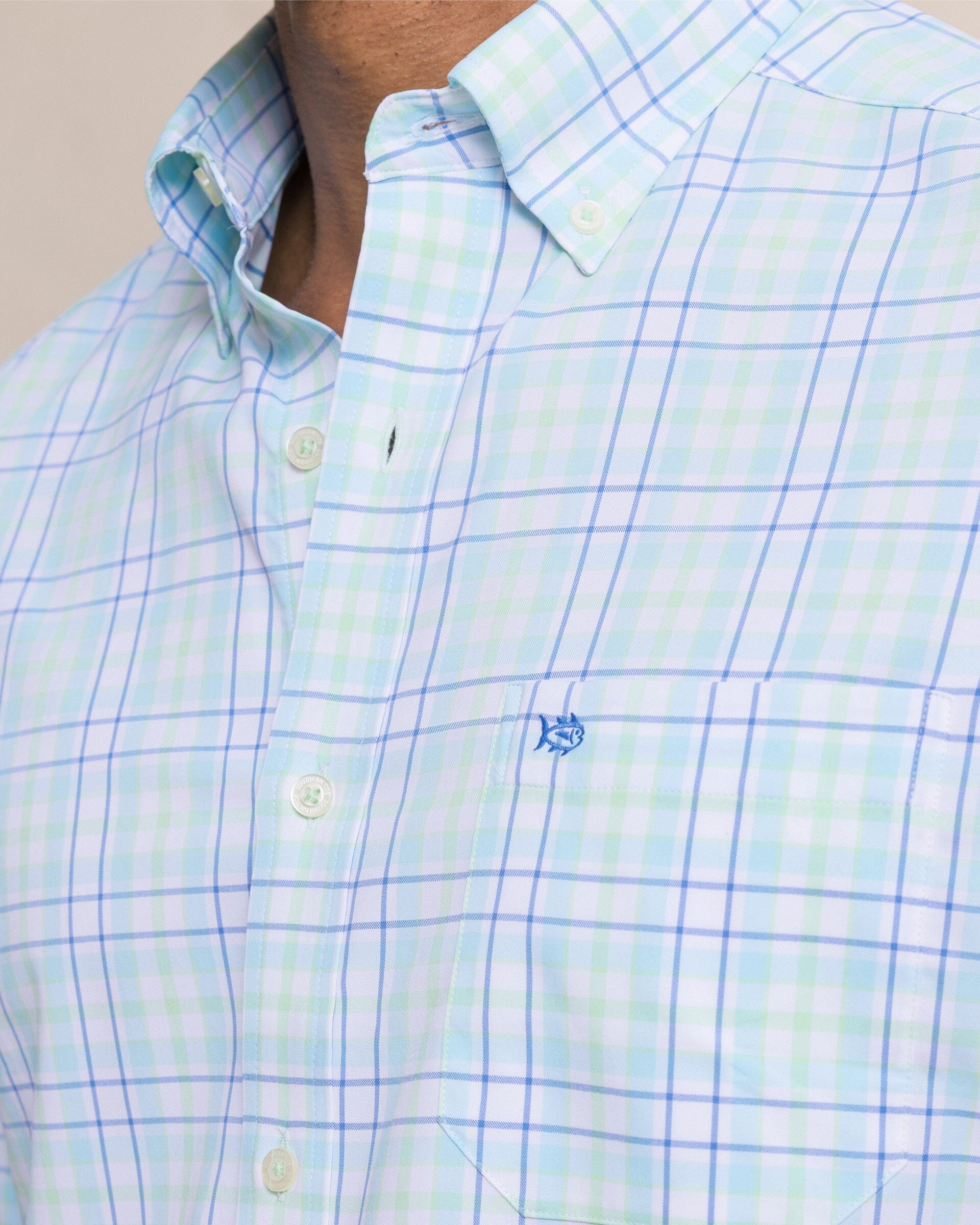 Master Plaid Coastal Breeze® Sport Shirt - Image 6