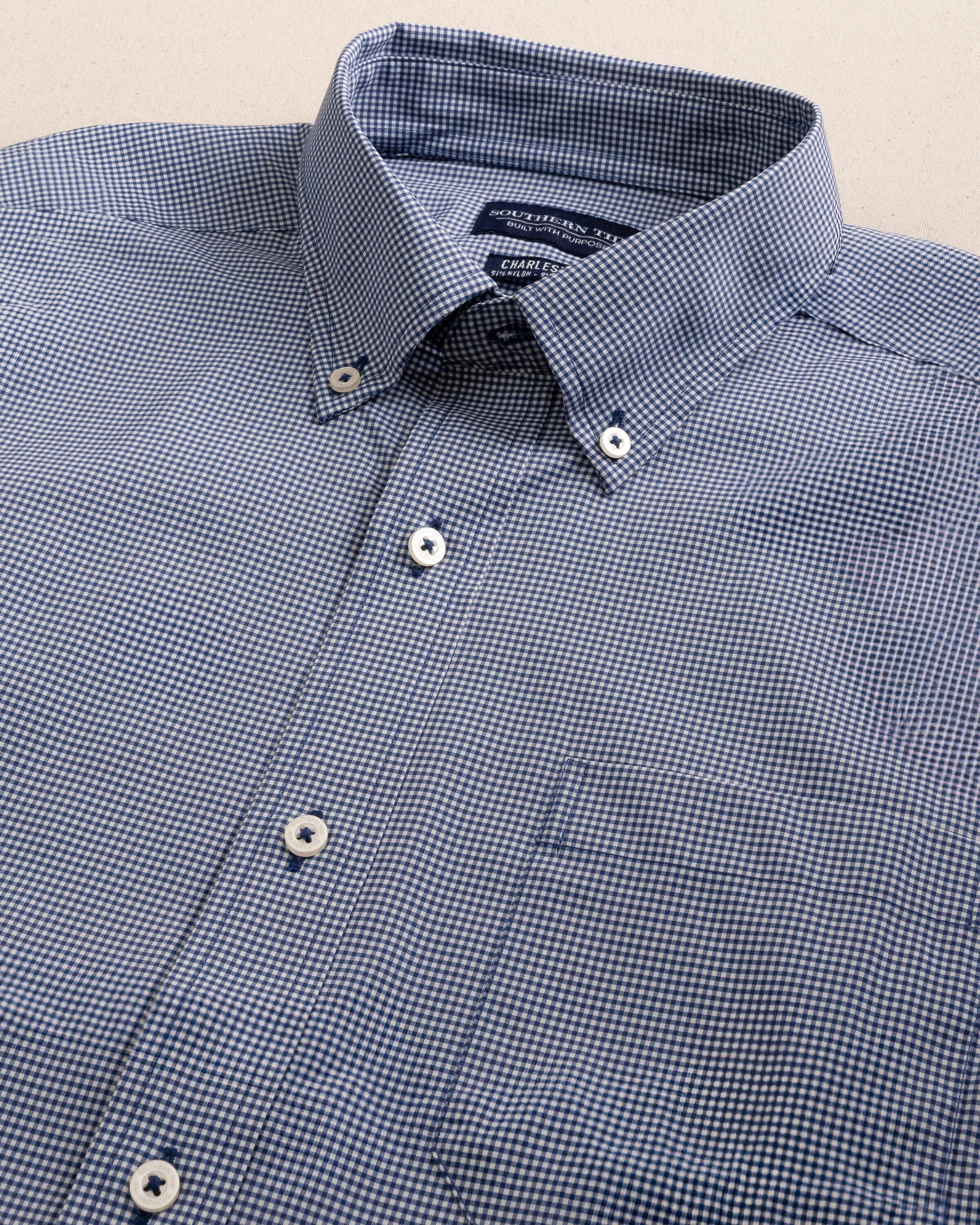 Micro Gingham brrr°® Intercoastal Sport Shirt - Image 4