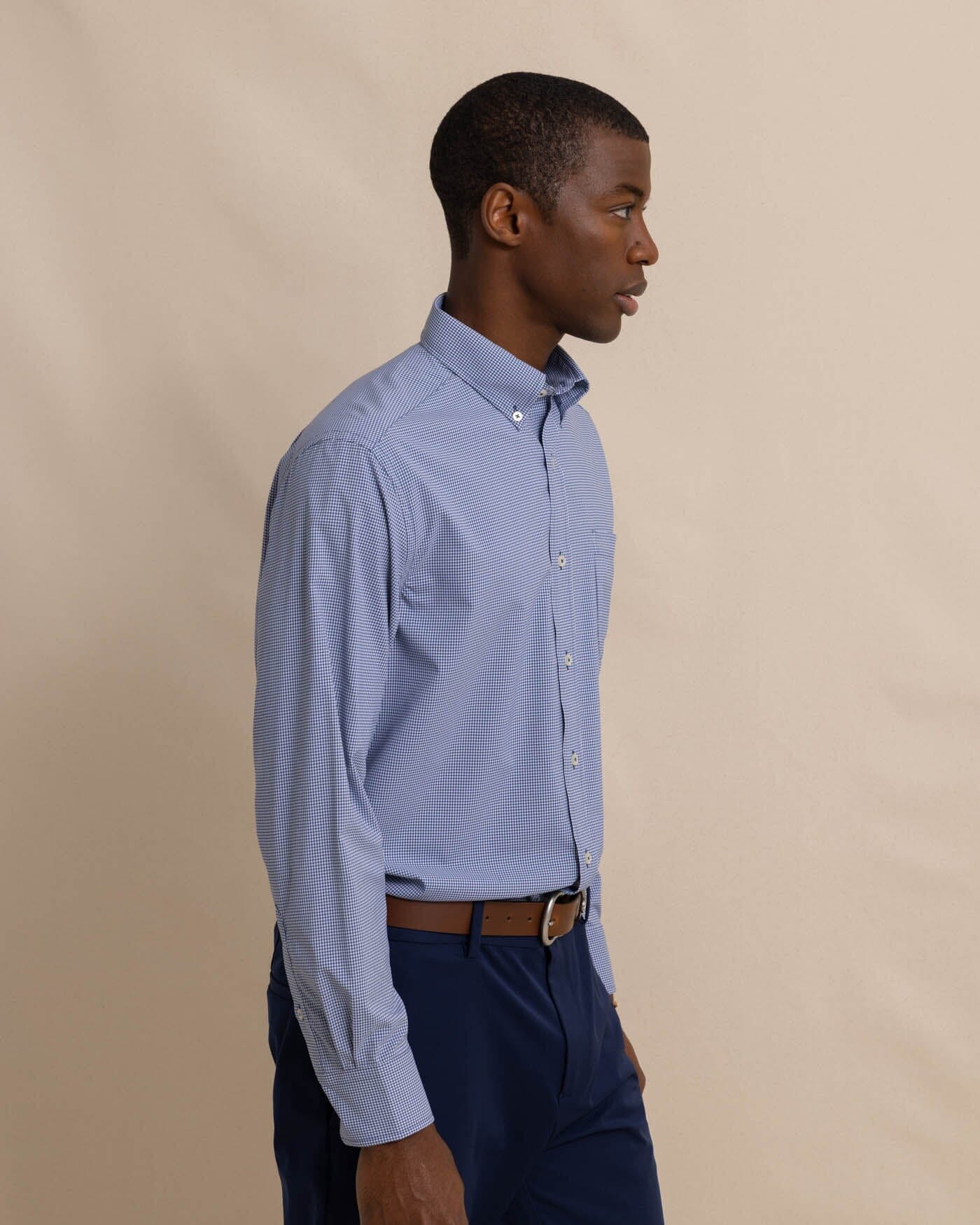 Micro Gingham brrr°® Intercoastal Sport Shirt - Image 6