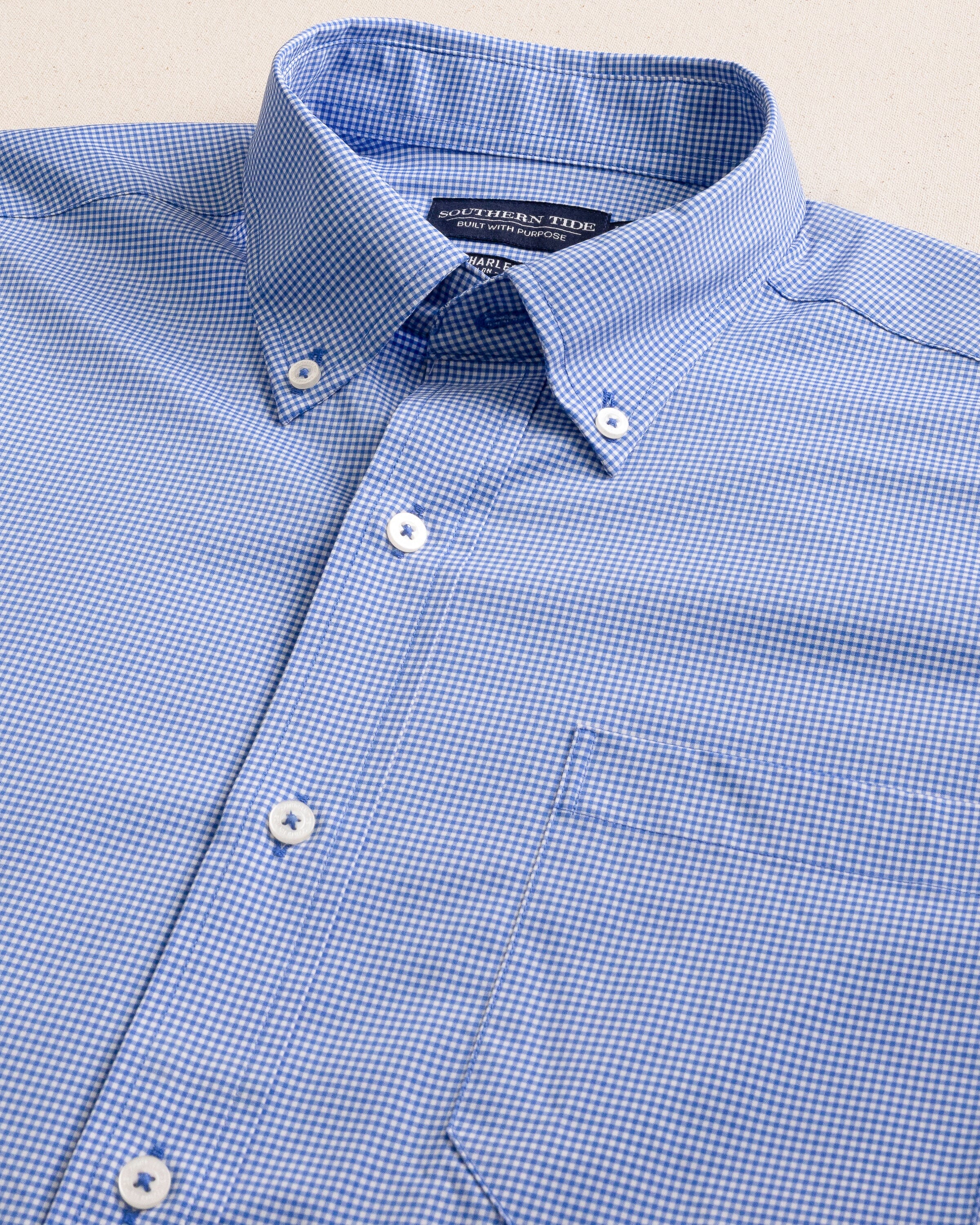 Micro Gingham brrr°® Intercoastal Sport Shirt - Image 9