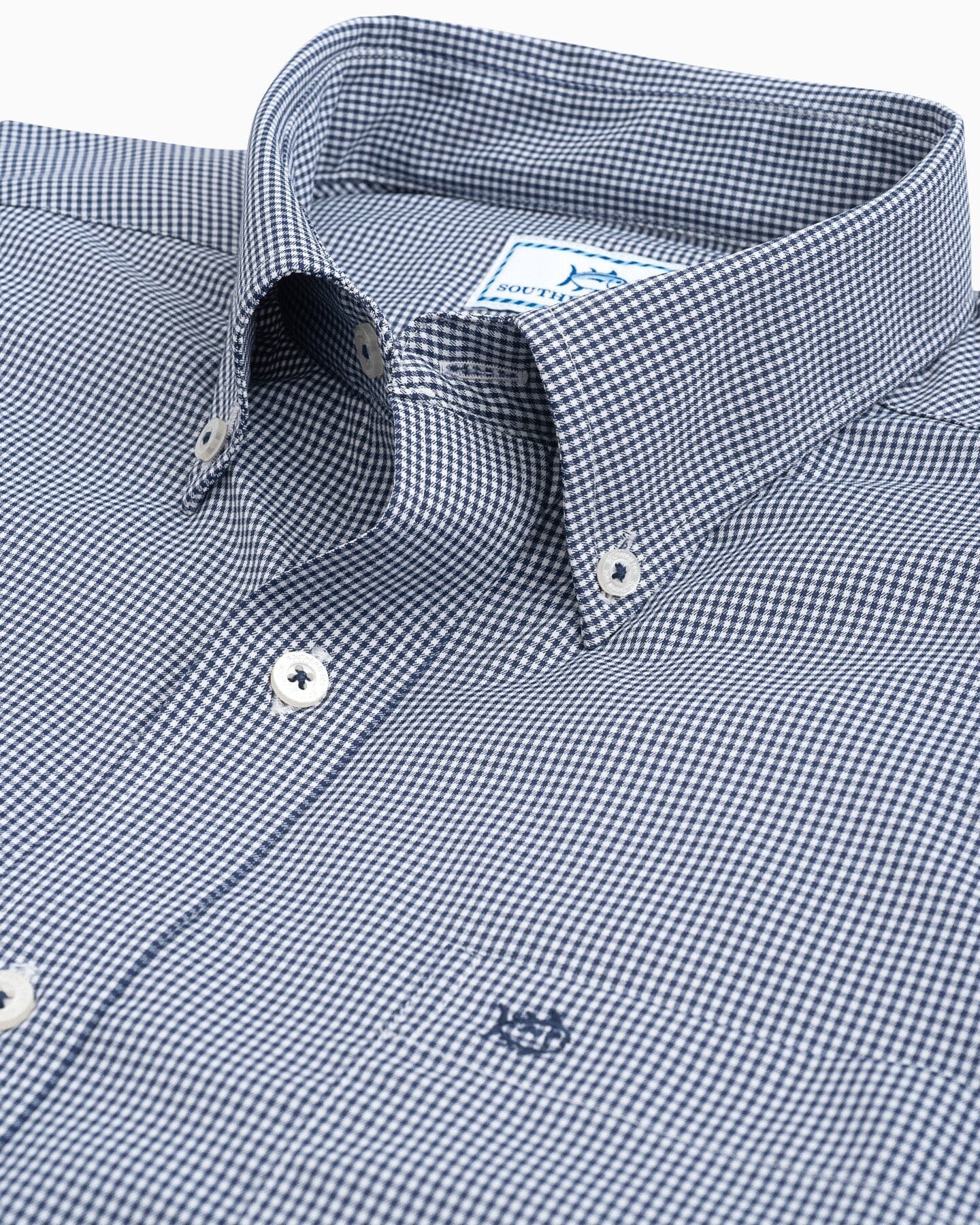 Micro Gingham Intercoastal Performance Sport Shirt - Image 4