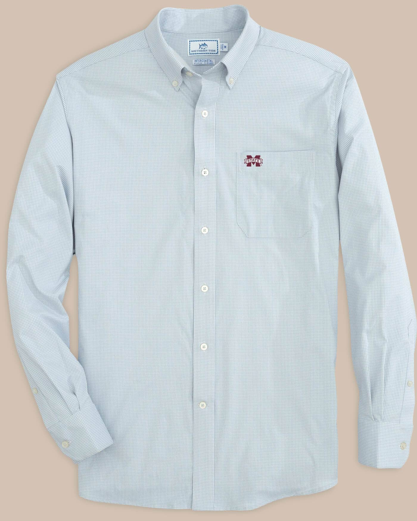 Mississippi State Bulldogs Gingham Button Down Shirt - Image 3