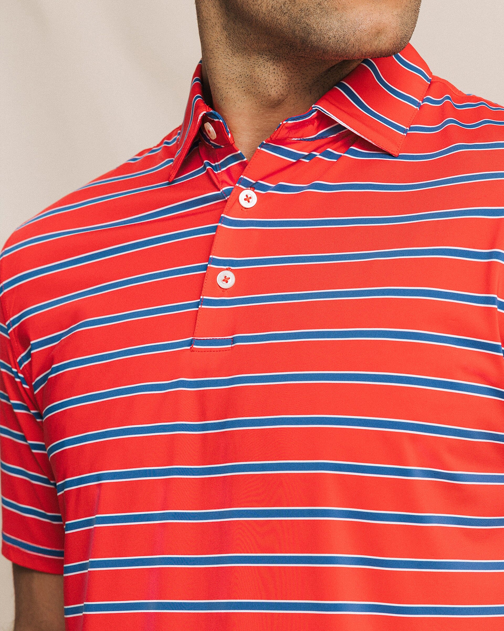 Moonlight Bay Stripe Coastal Breeze® Performance Polo - Image 3