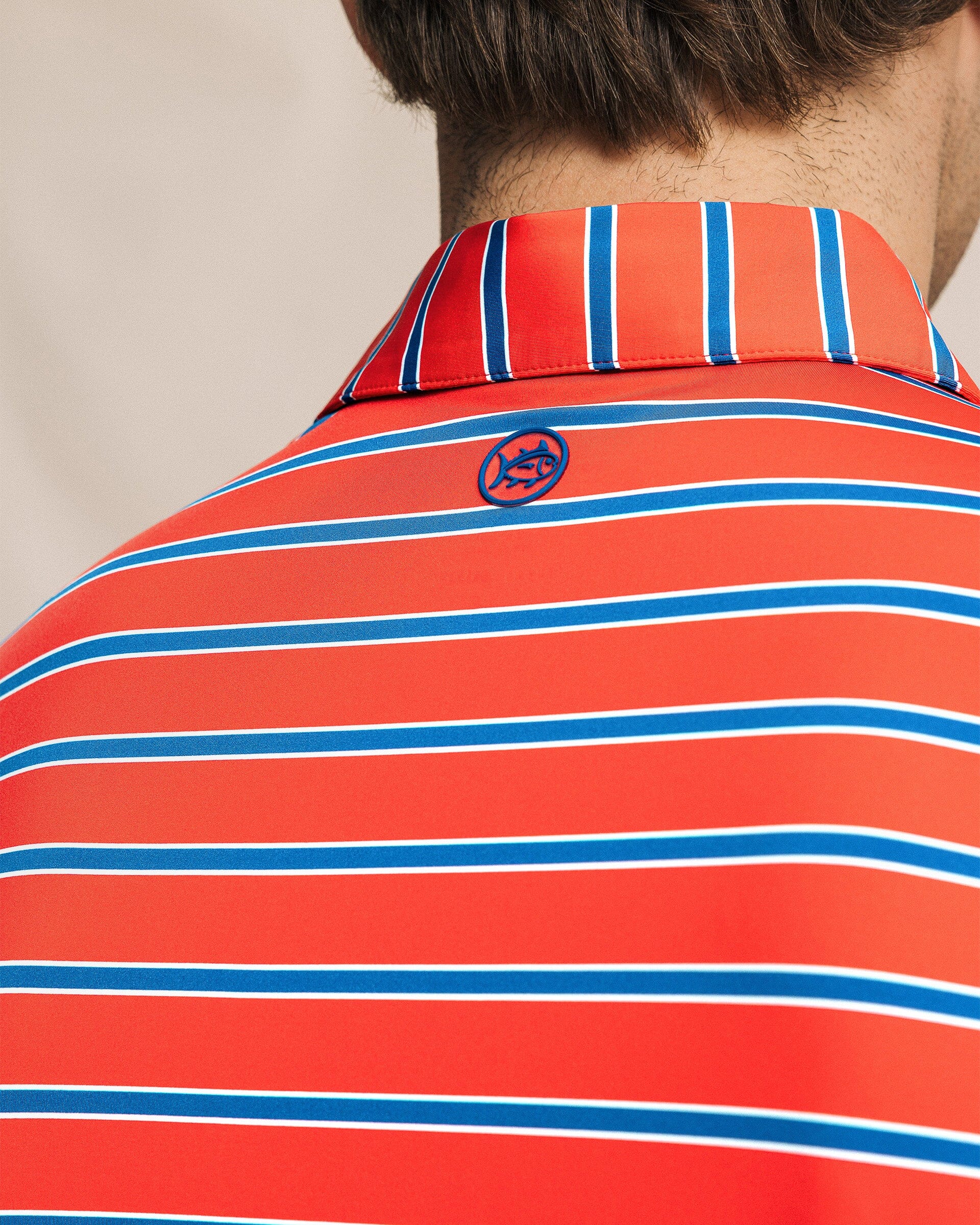 Moonlight Bay Stripe Coastal Breeze® Performance Polo - Image 6