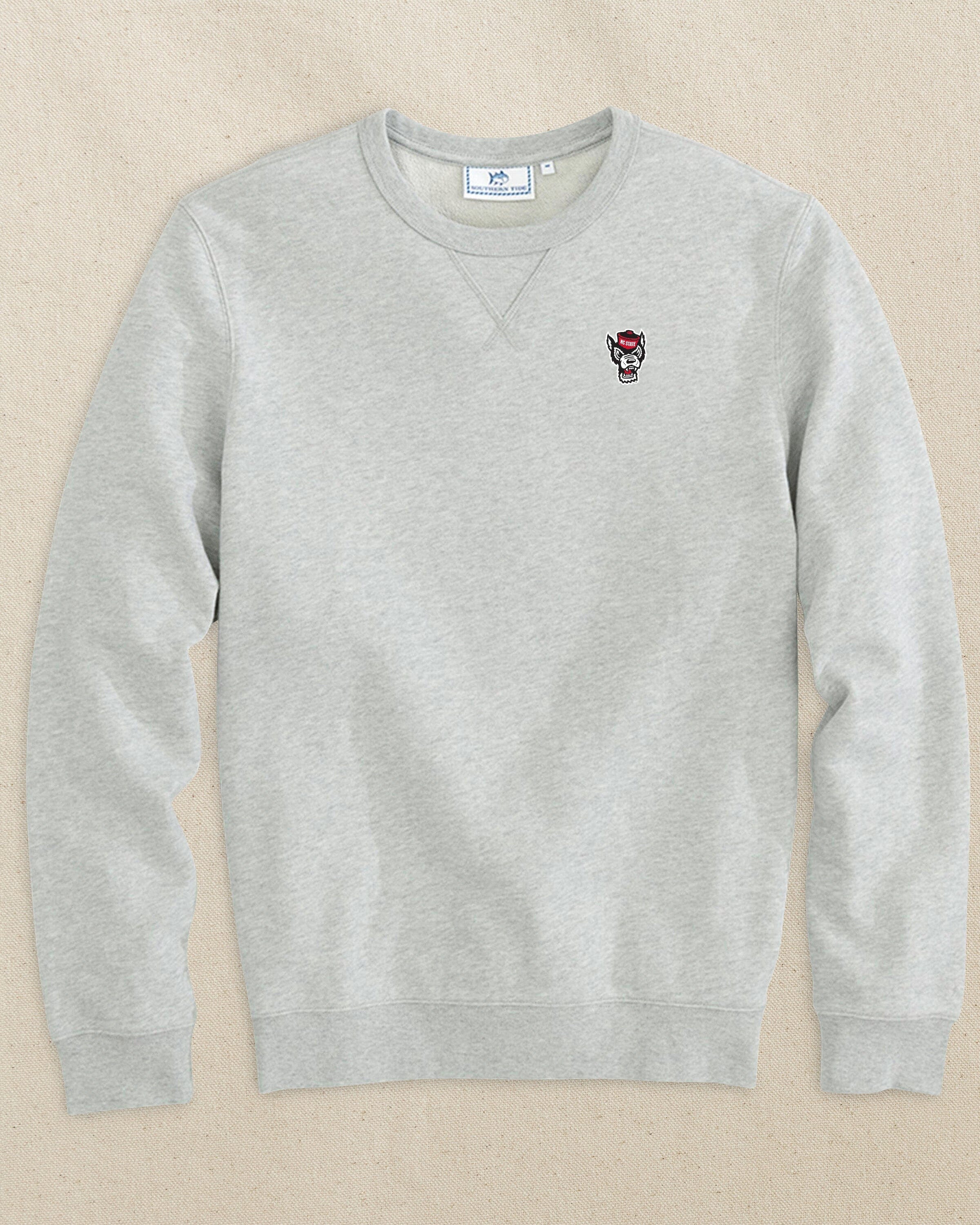 NC State Wolf Head Upper Deck Pullover Sweatshirt - Image 2