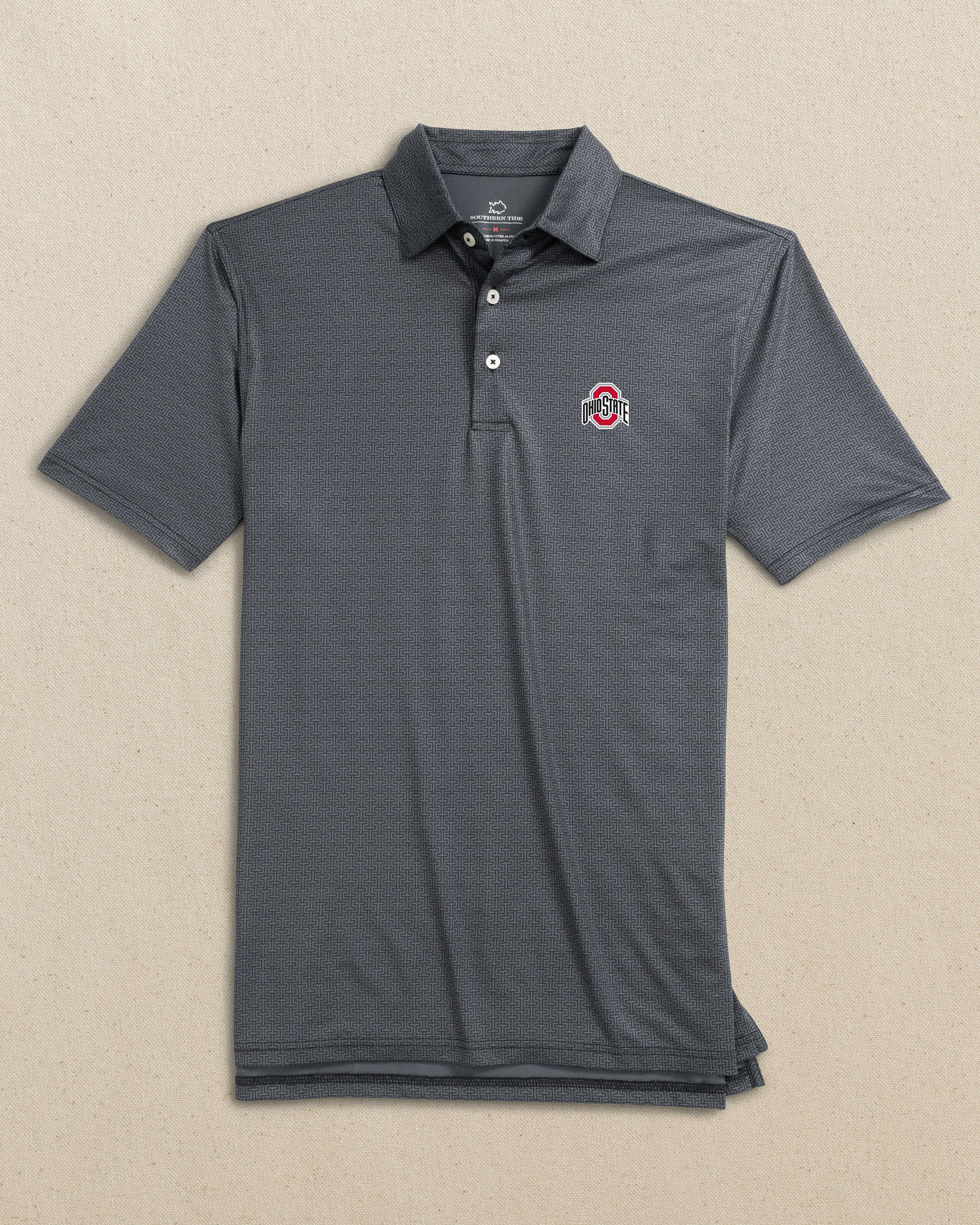 Ohio State Buckeyes Driver ST Geo Printed Polo