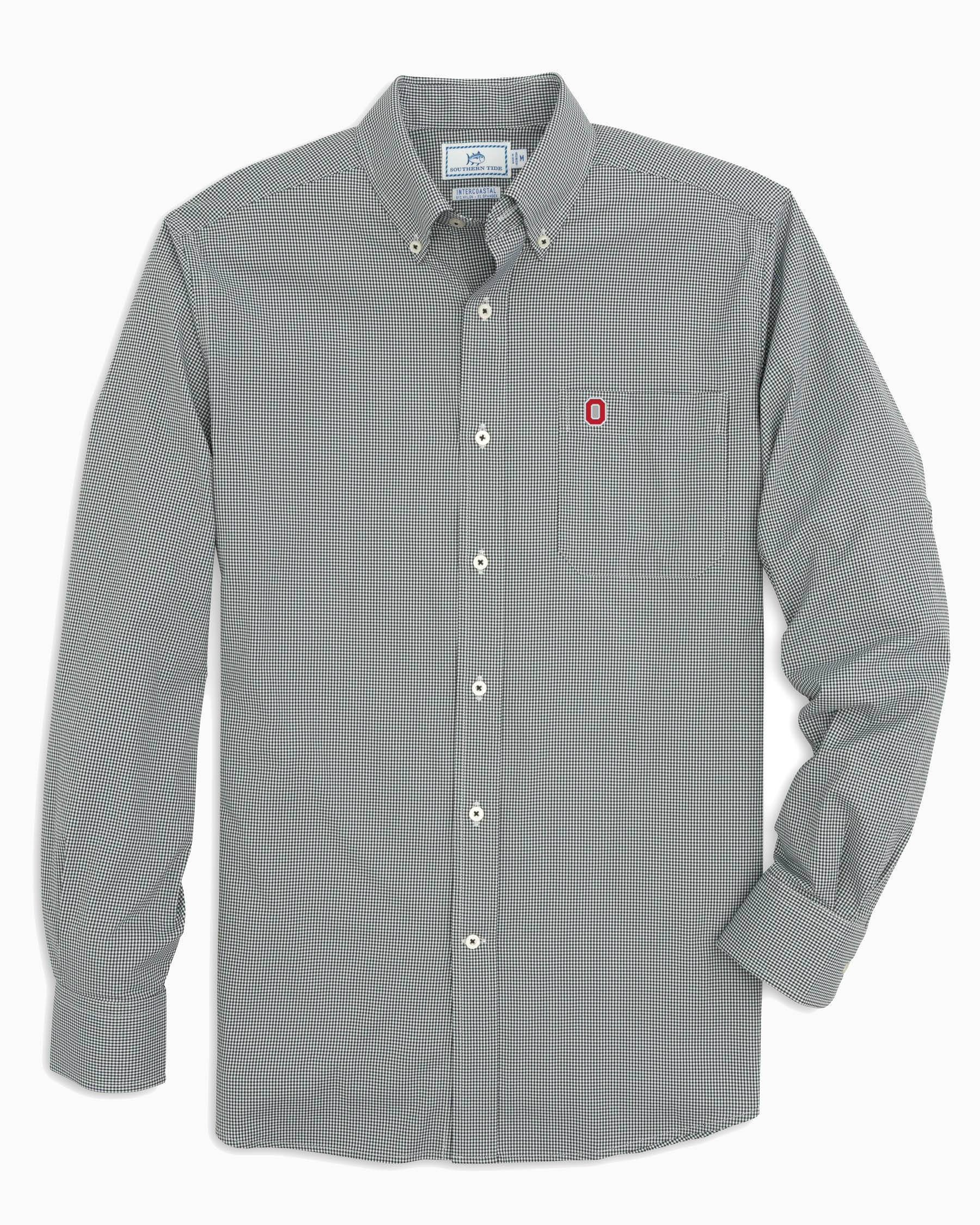 Ohio State Buckeyes Gingham Button Down Shirt - Image 5