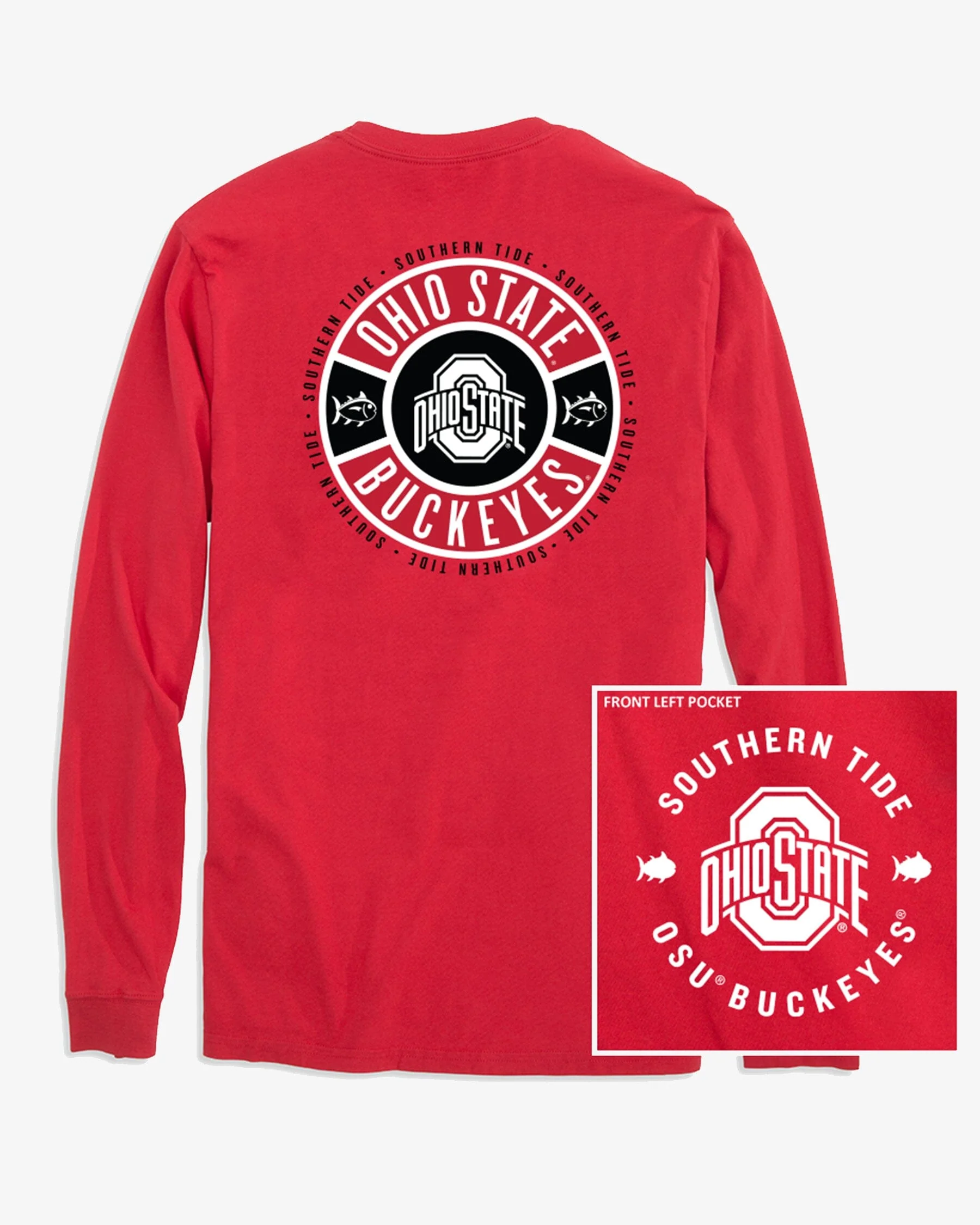 Ohio State Buckeyes Ring Badge T-Shirt - Image 3