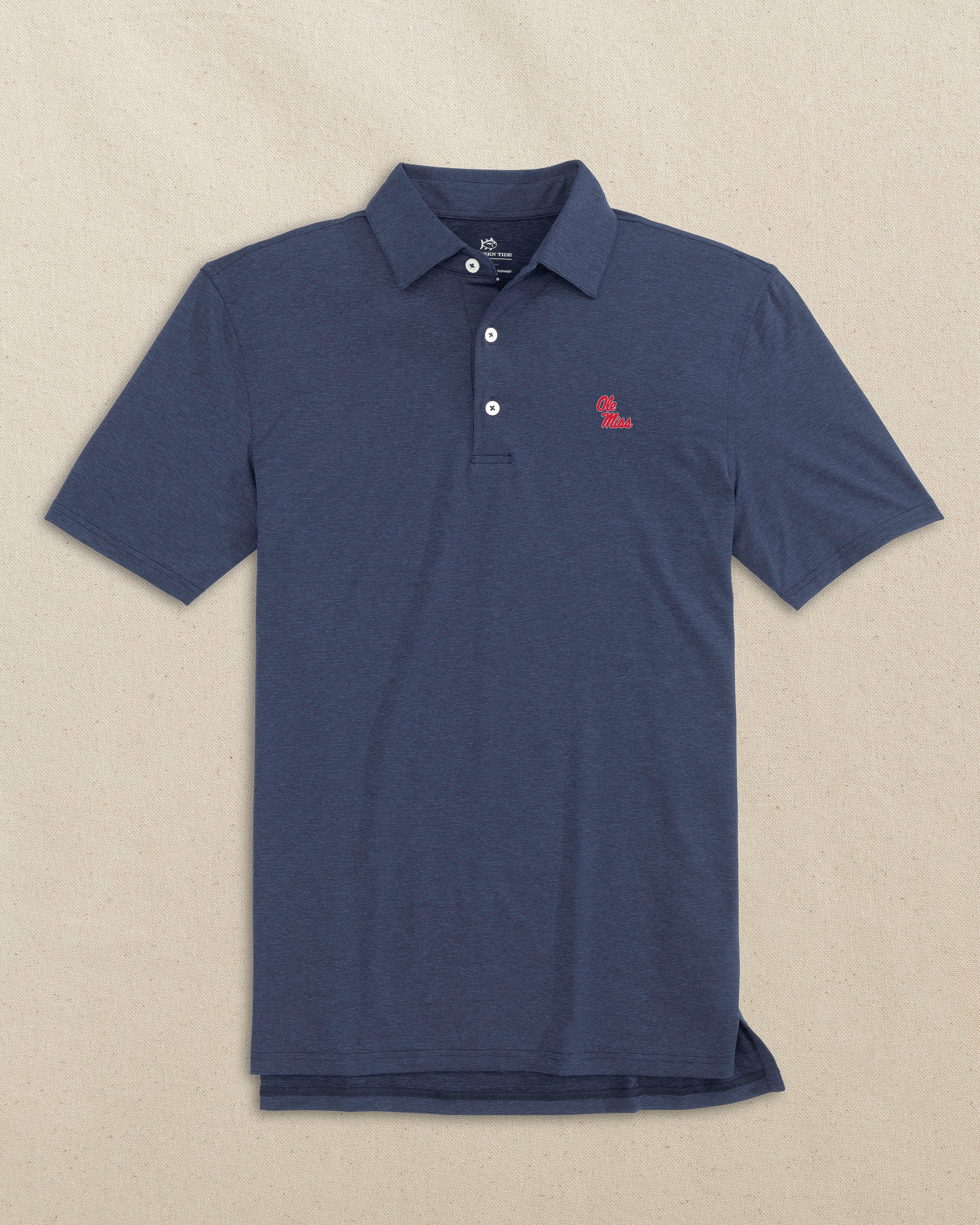 Ole Miss Rebels brrr°®-eeze Heather Performance Polo - Image 2