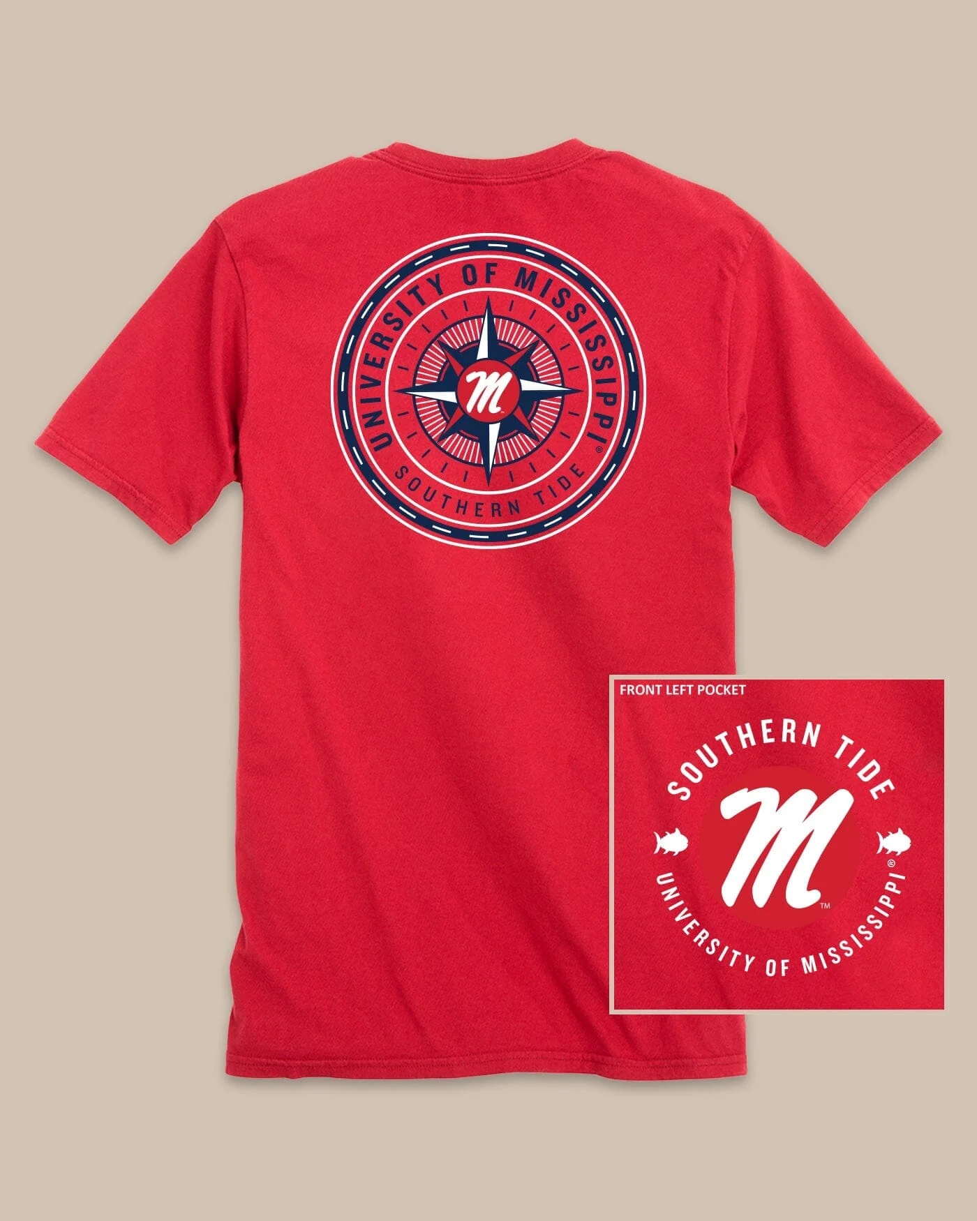 Ole Miss Rebels Gameday Collegiate Compass T-Shirt - Image 2