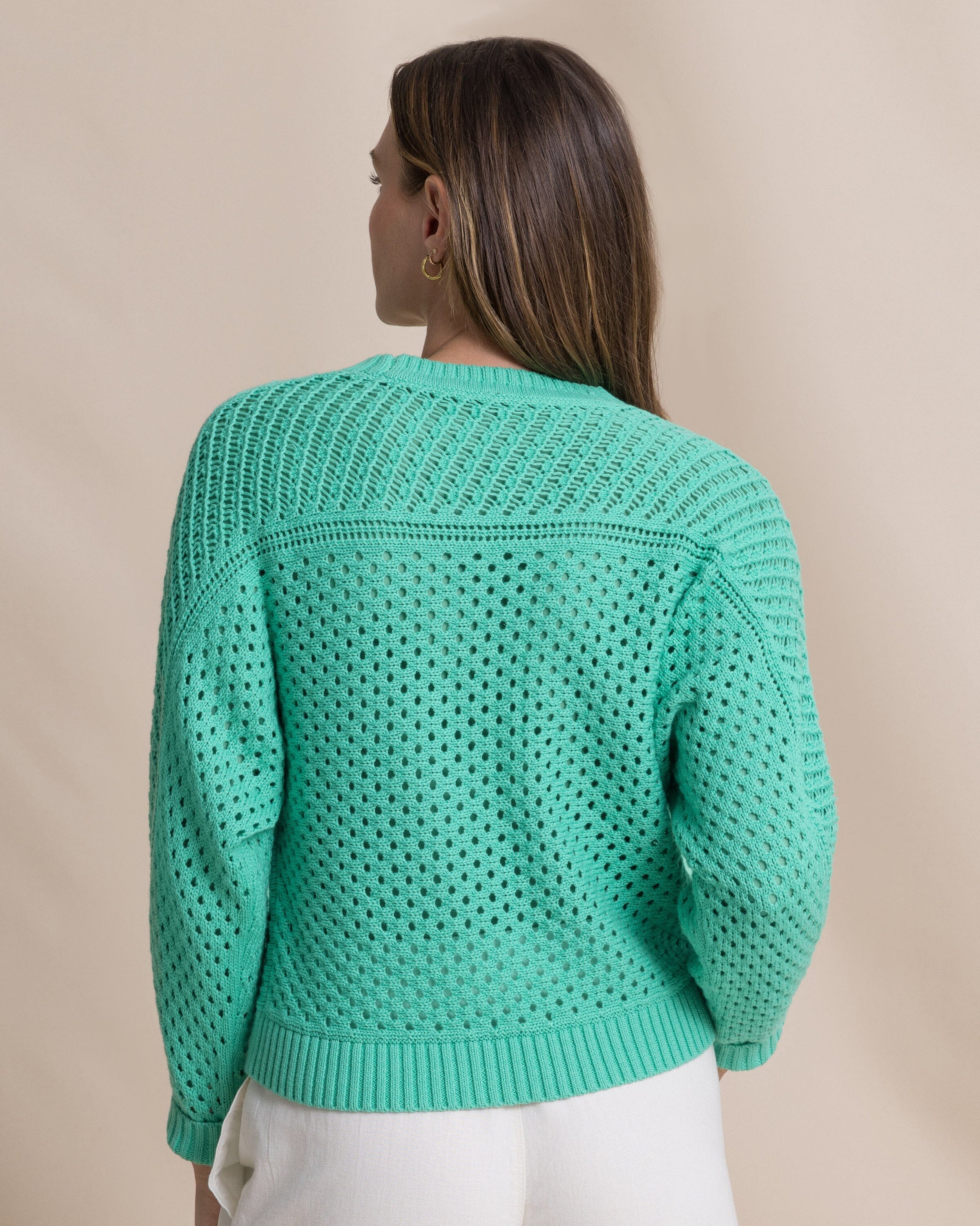 Ophelia Open Stitch Sweater - Florida Keys - Image 2