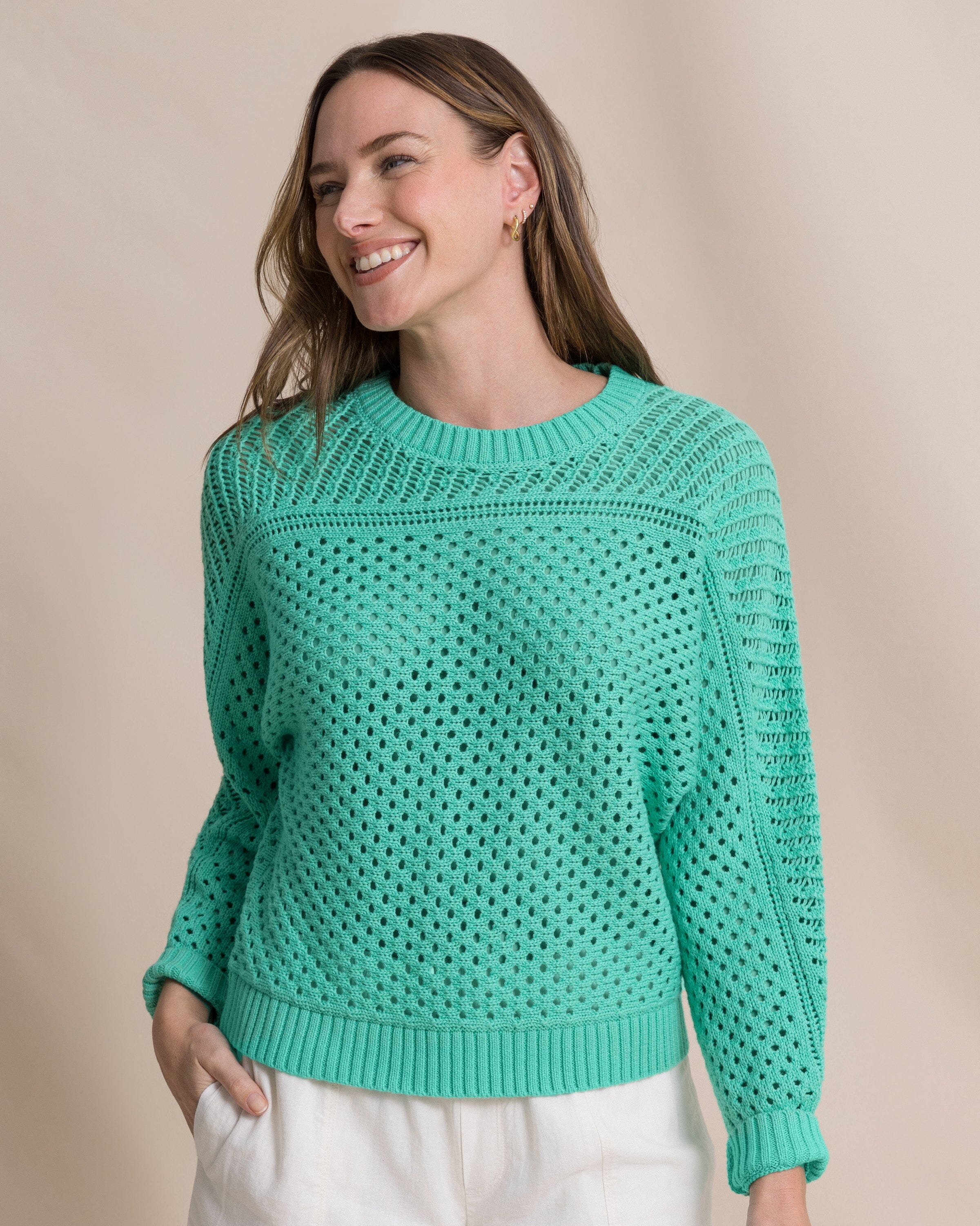 Ophelia Open Stitch Sweater - Florida Keys - Image 3