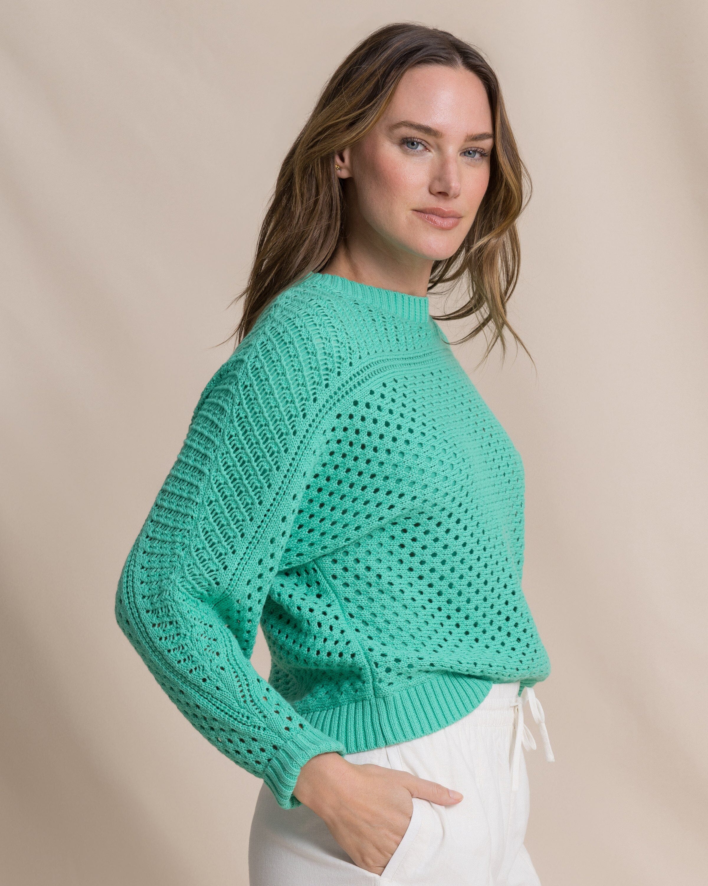 Ophelia Open Stitch Sweater - Florida Keys - Image 5