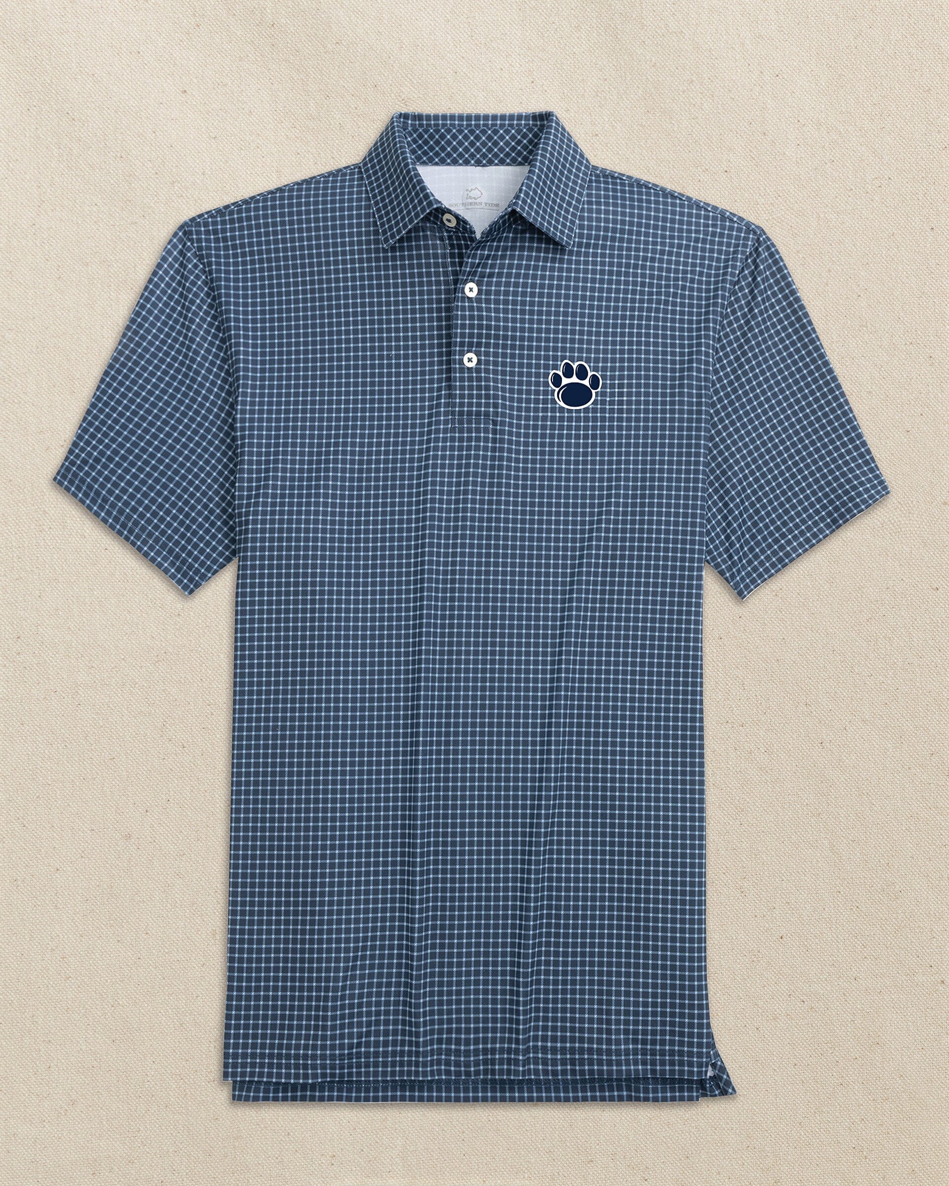 Penn State Nittany Lions Paw Driver Dunes Edge Plaid Polo