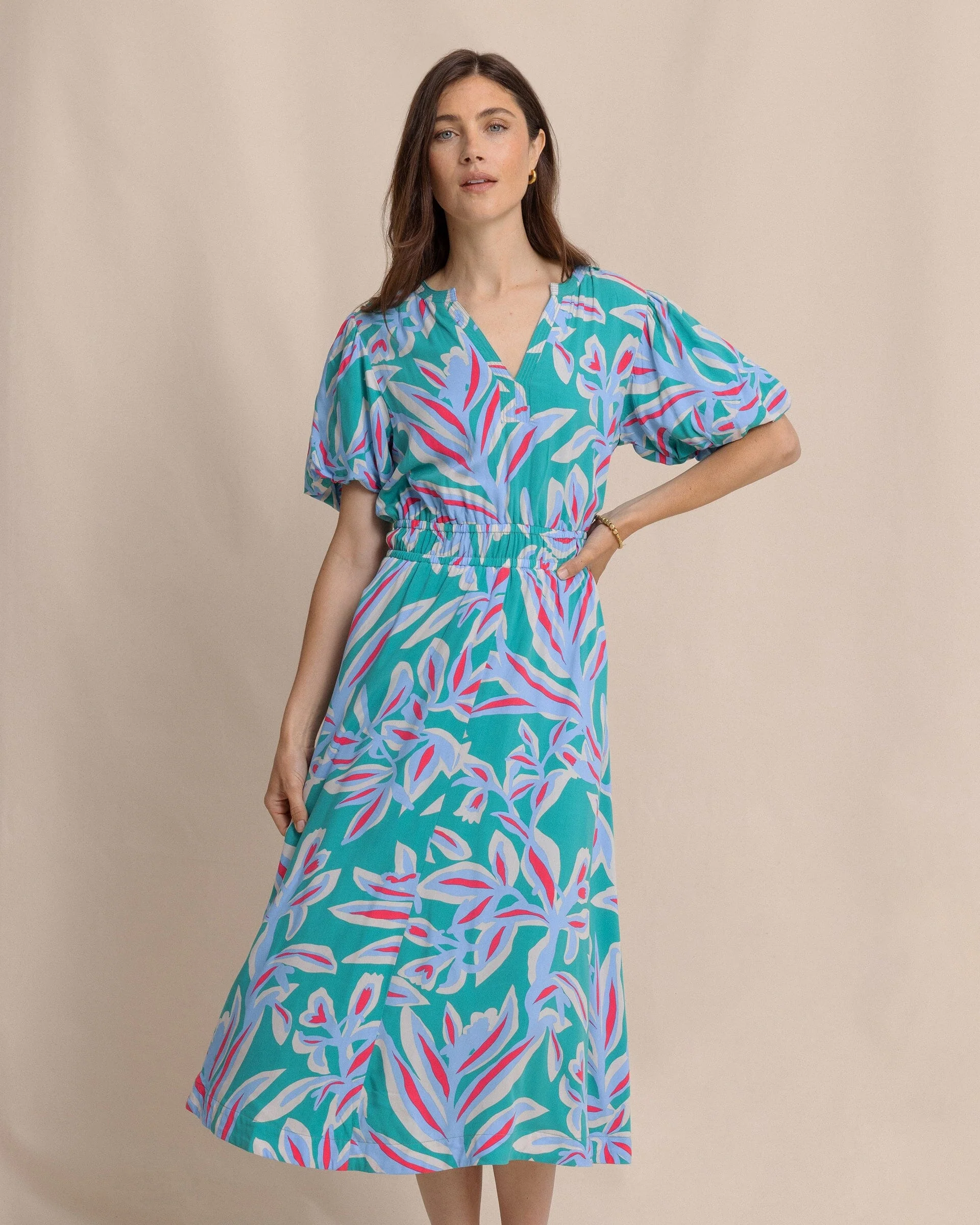 Penni Vintage Gardens Midi Dress - Image 3
