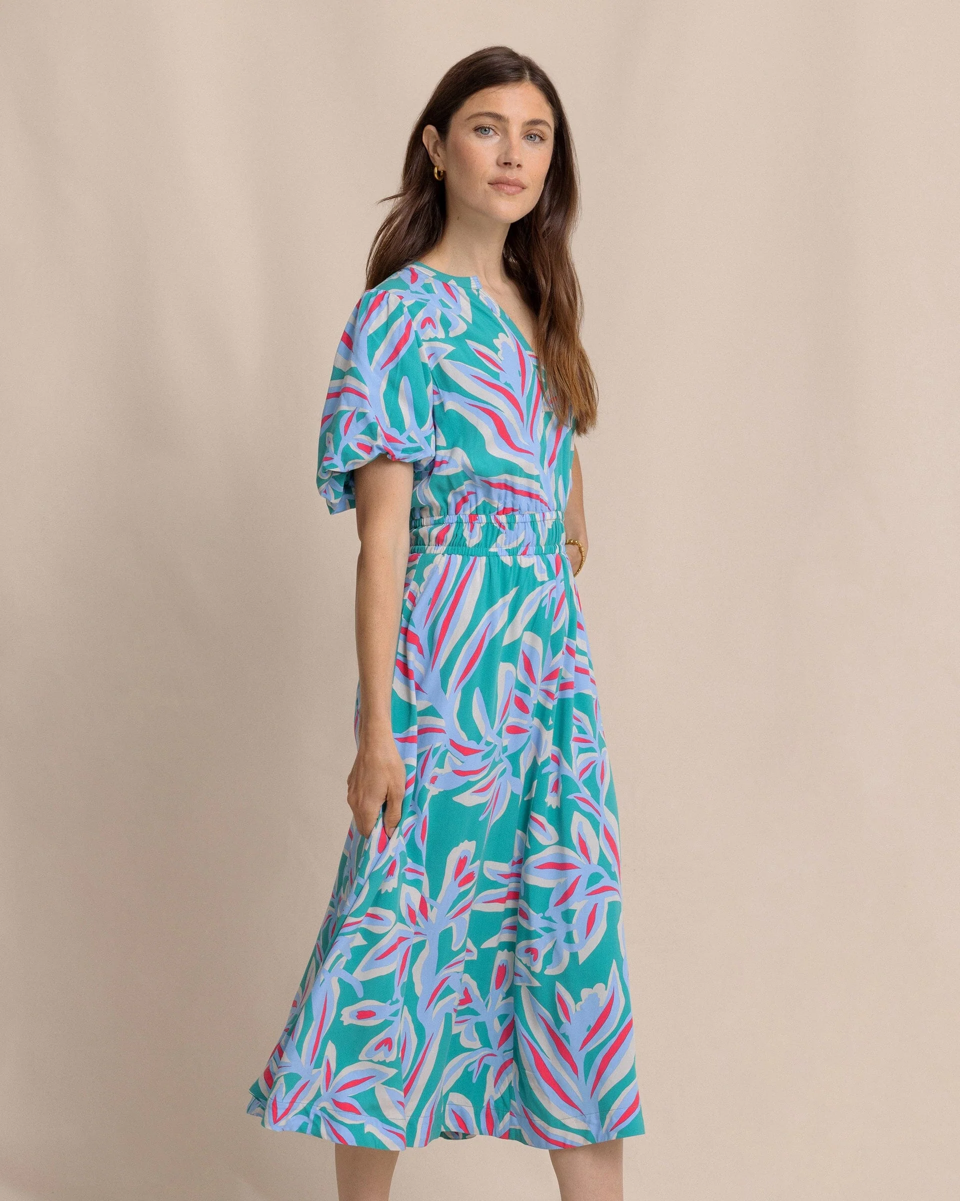 Penni Vintage Gardens Midi Dress - Image 5