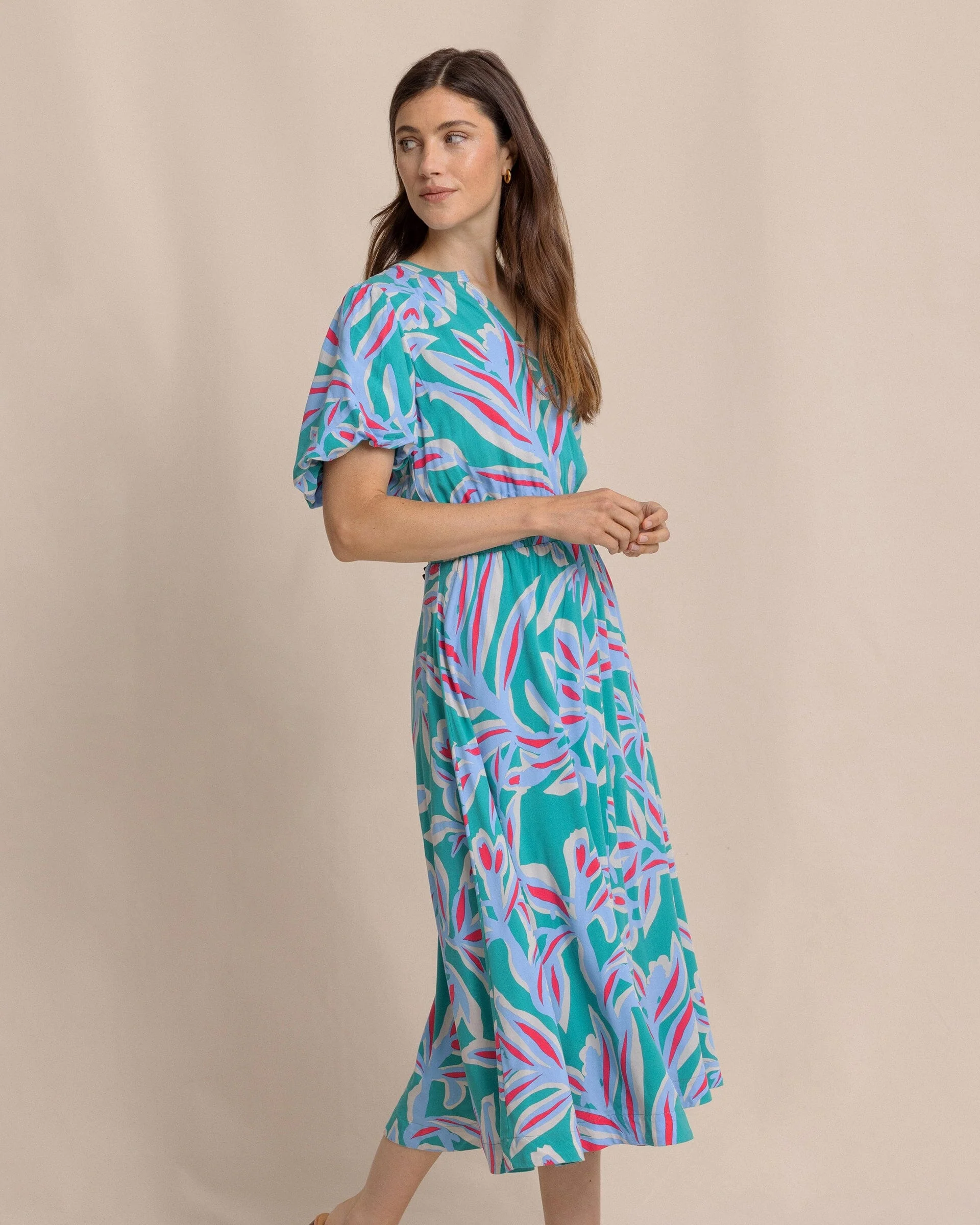 Penni Vintage Gardens Midi Dress - Image 8