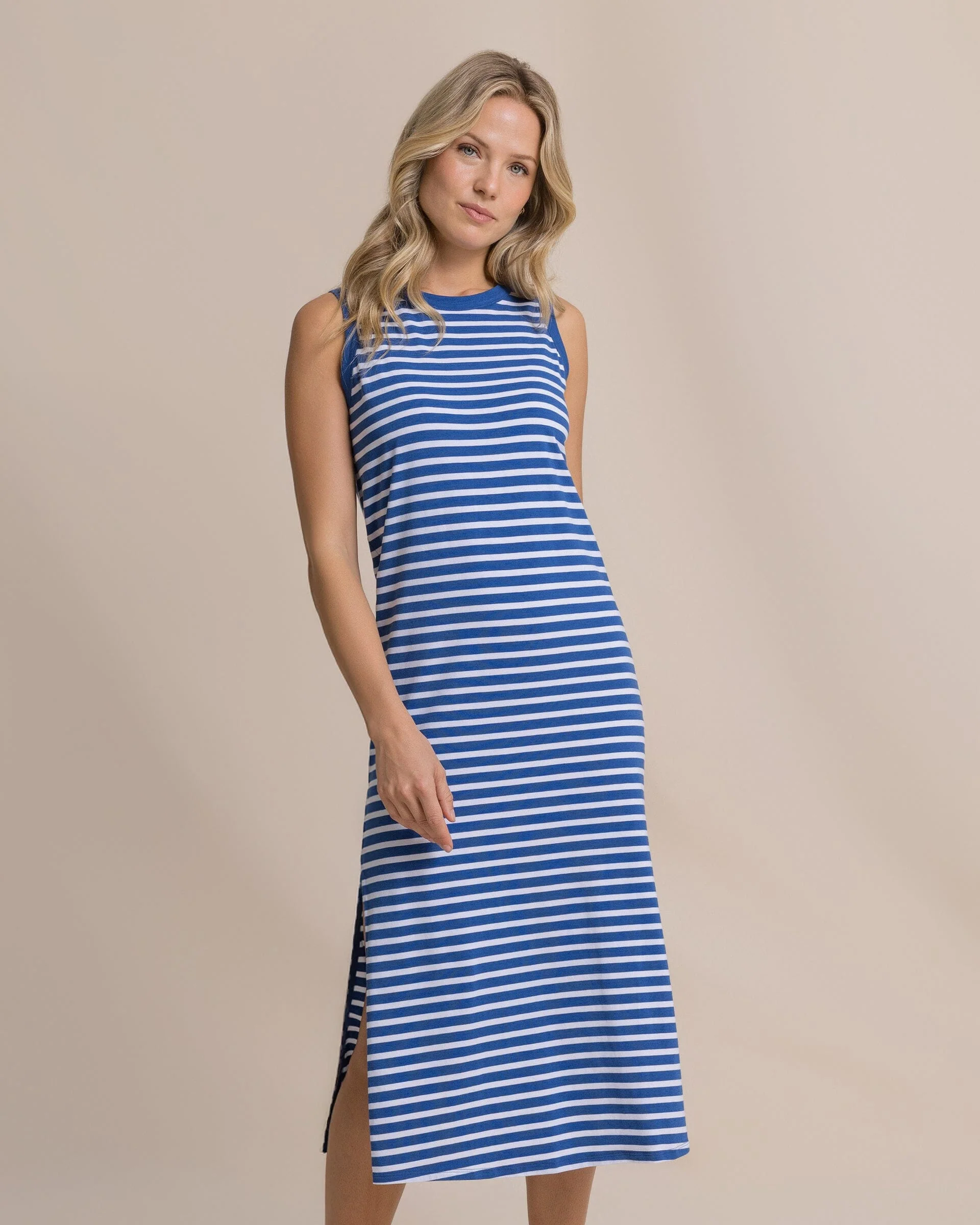 Ramona Stripe Midi Tank Dress - Image 6