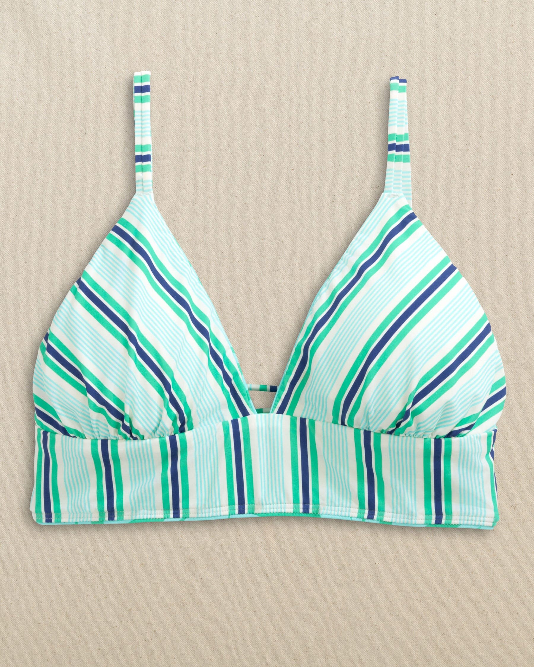 Reversible Tropical Stripe Banded Bikini Top - Image 7