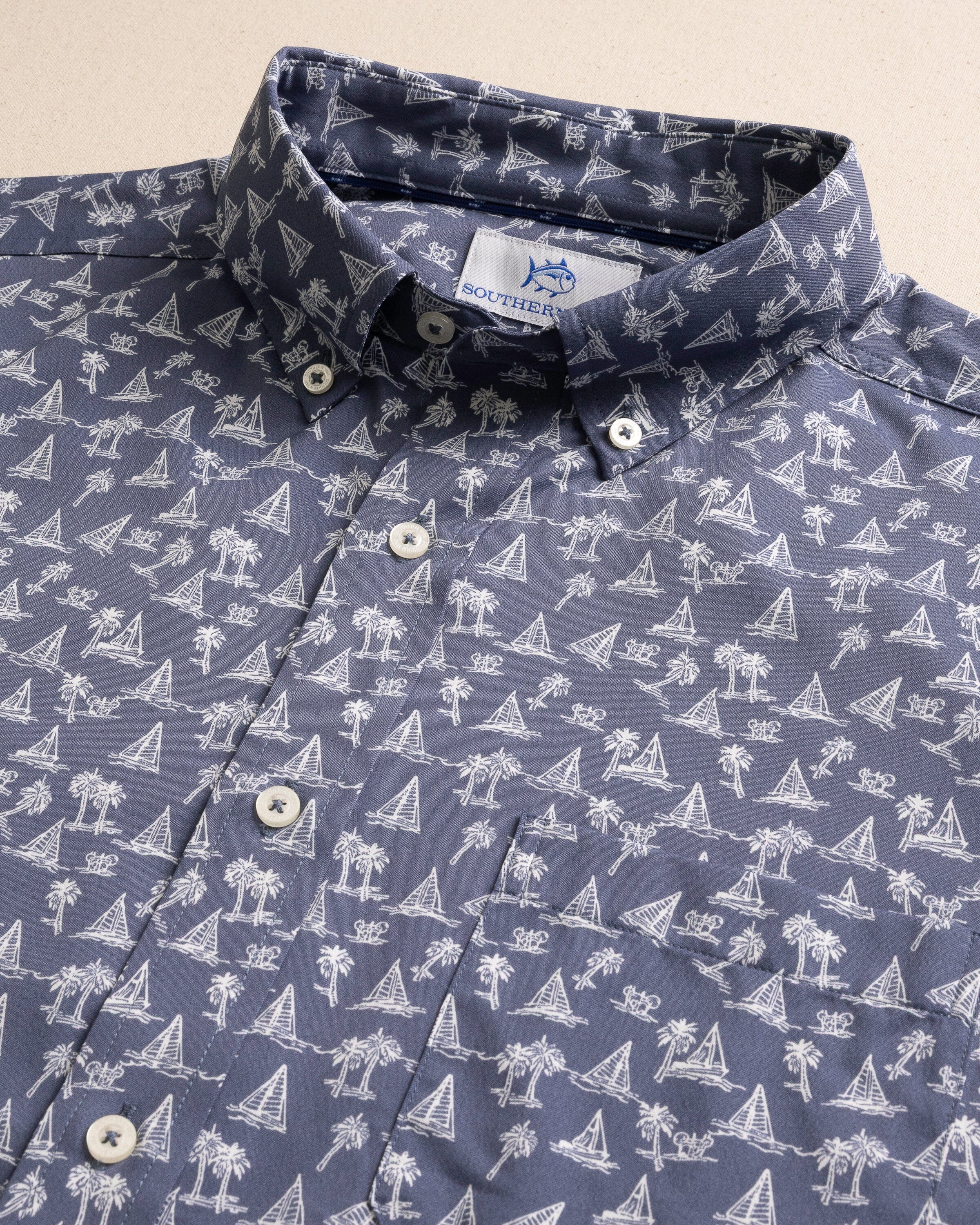 Sail Away brrr°® Intercoastal Short Sleeve Sport Shirt - Image 4