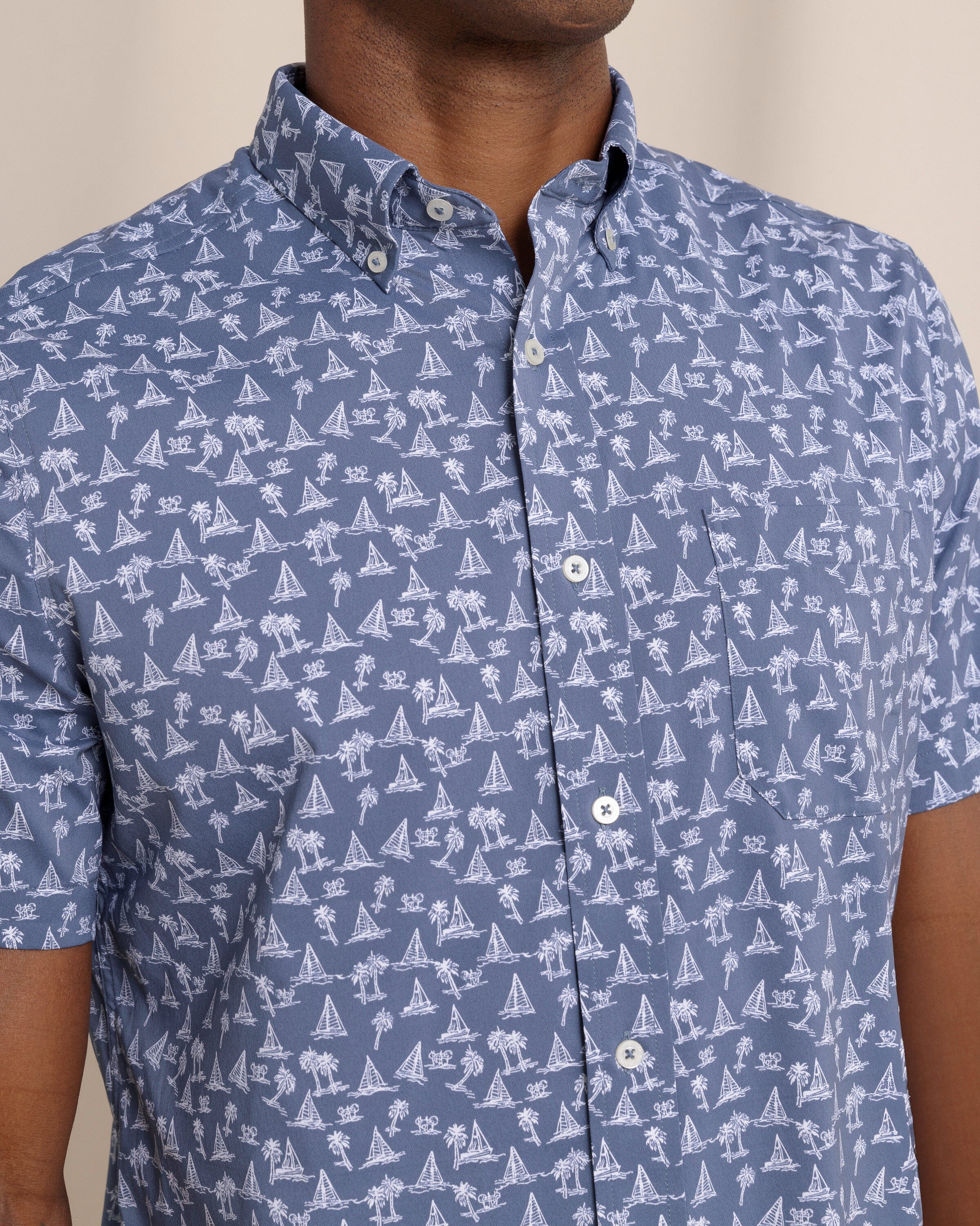 Sail Away brrr°® Intercoastal Short Sleeve Sport Shirt - Image 5