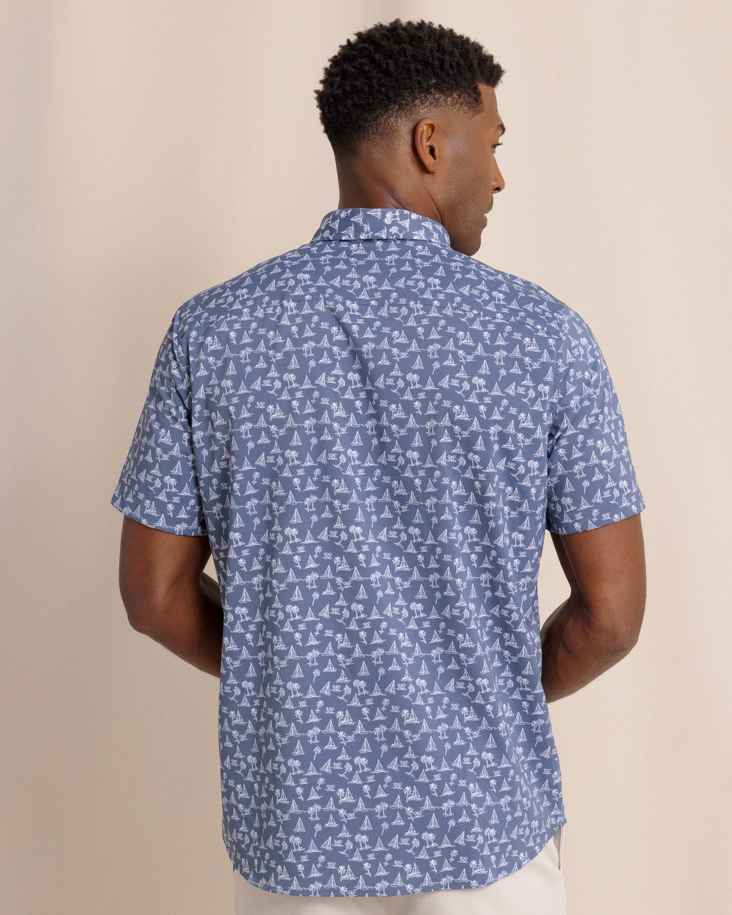 Sail Away brrr°® Intercoastal Short Sleeve Sport Shirt - Image 8