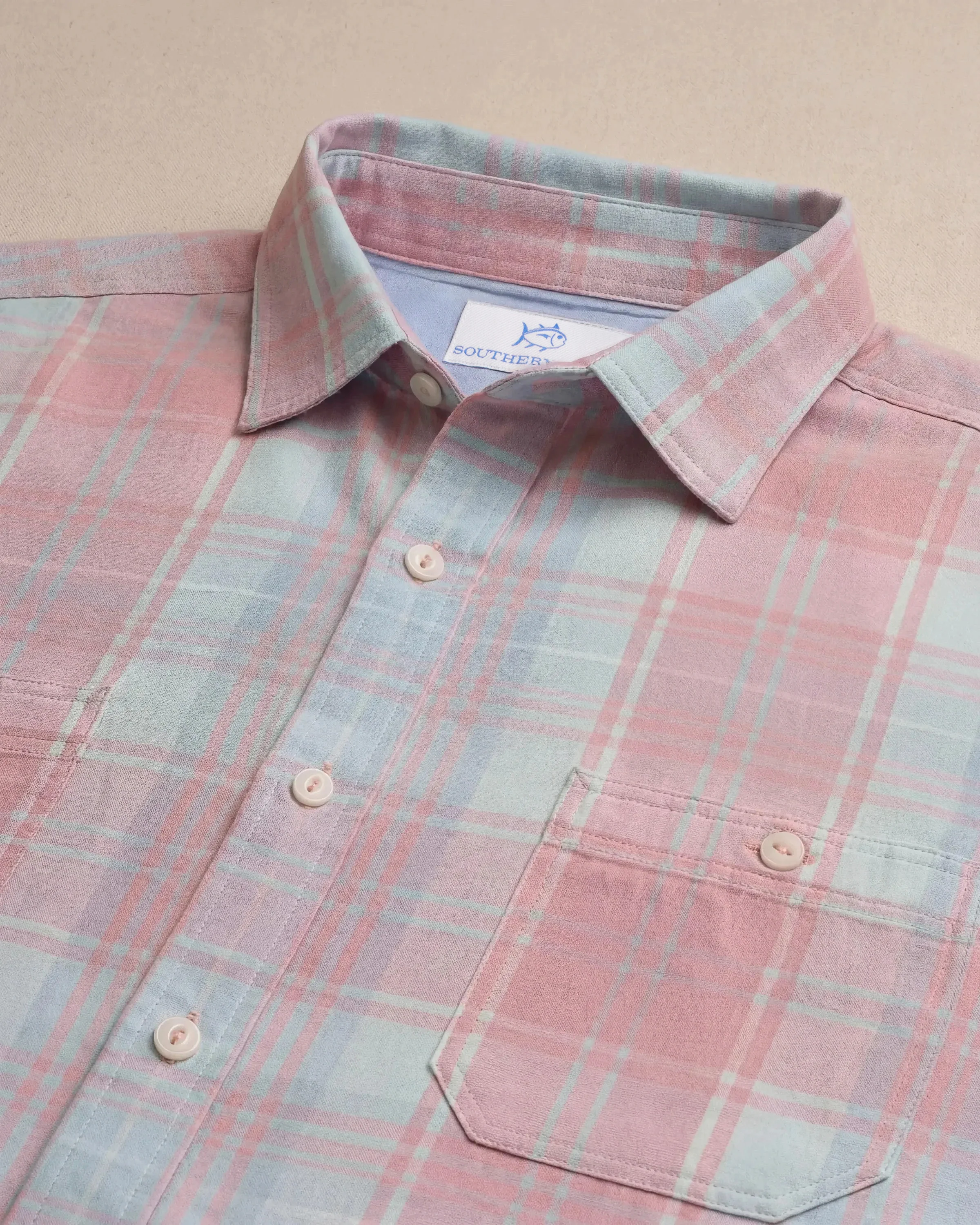 Salter Path Plaid Double Cloth Sport Shirt - Image 2