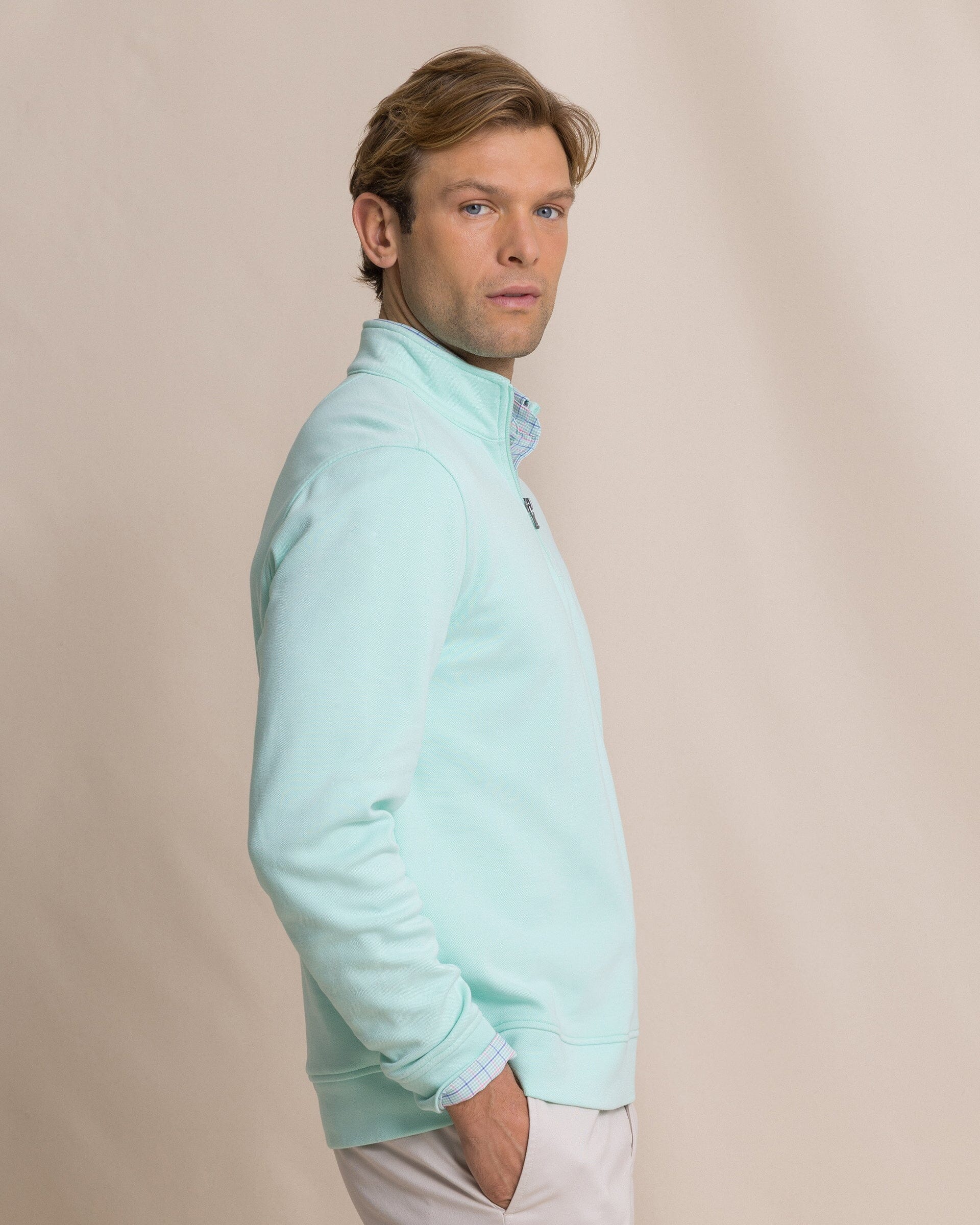Sandy Cove Pique Quarter Zip - Image 11
