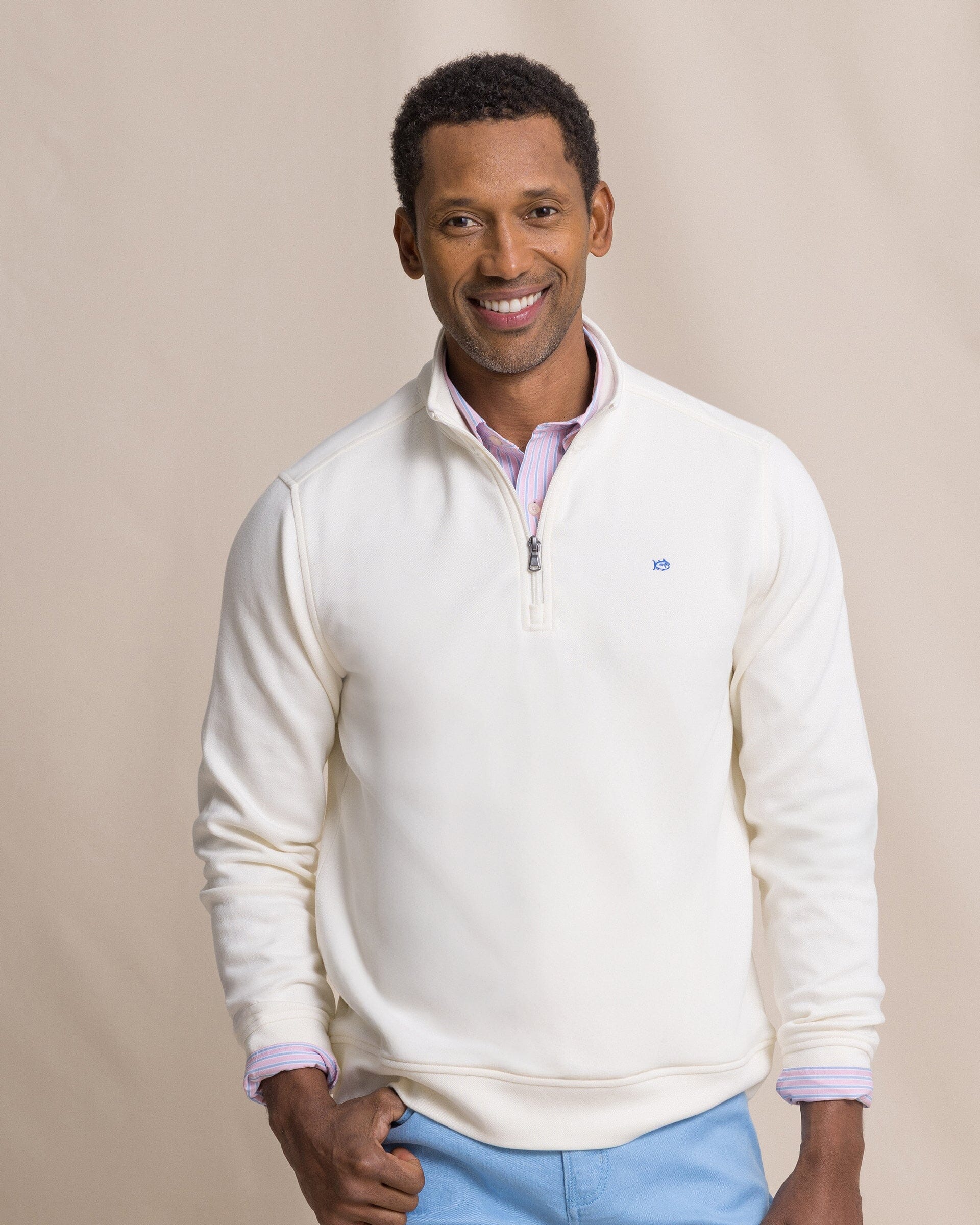 Sandy Cove Pique Quarter Zip - Image 17