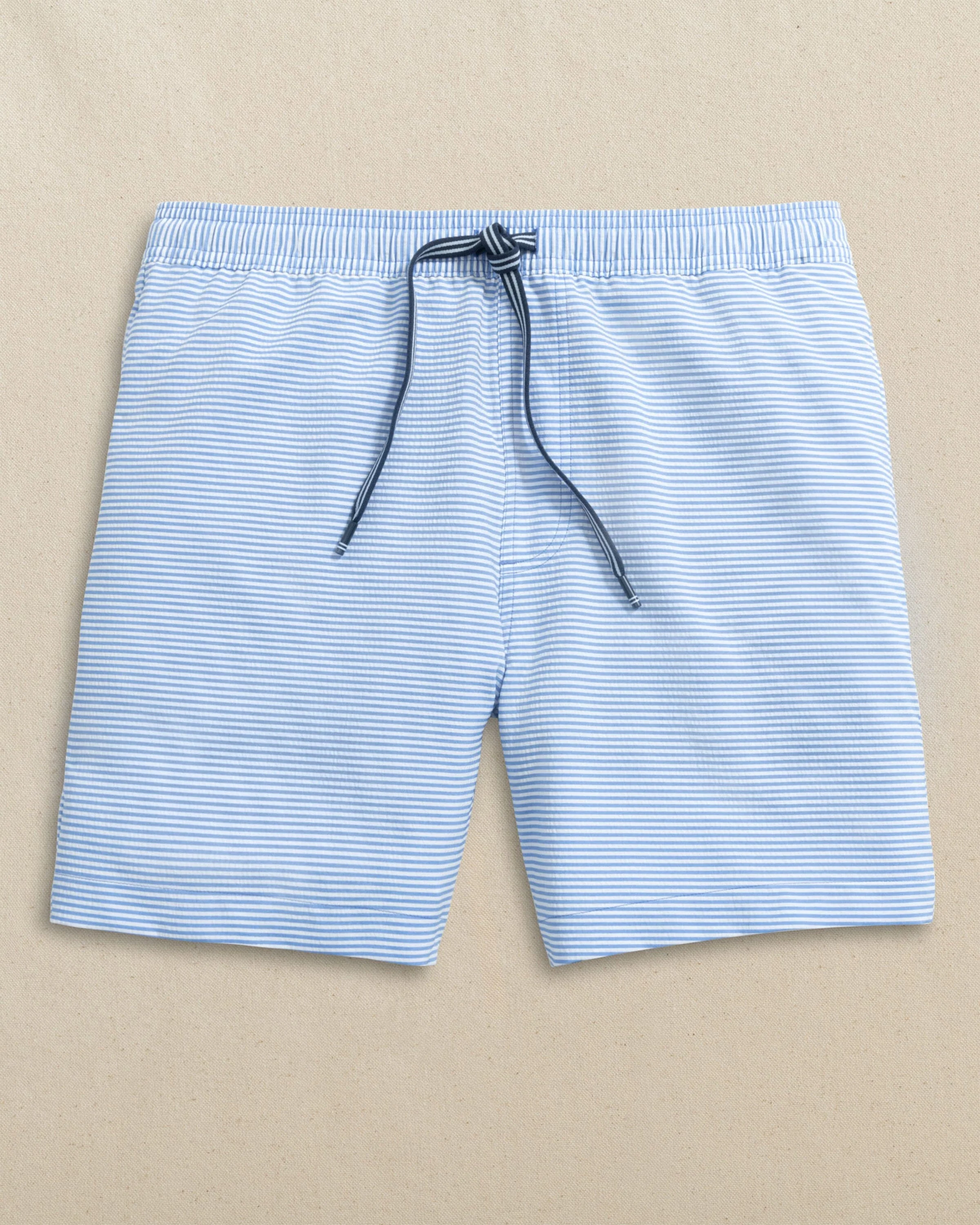 Seersucker Stripe Maritime Swim Trunk - Image 17