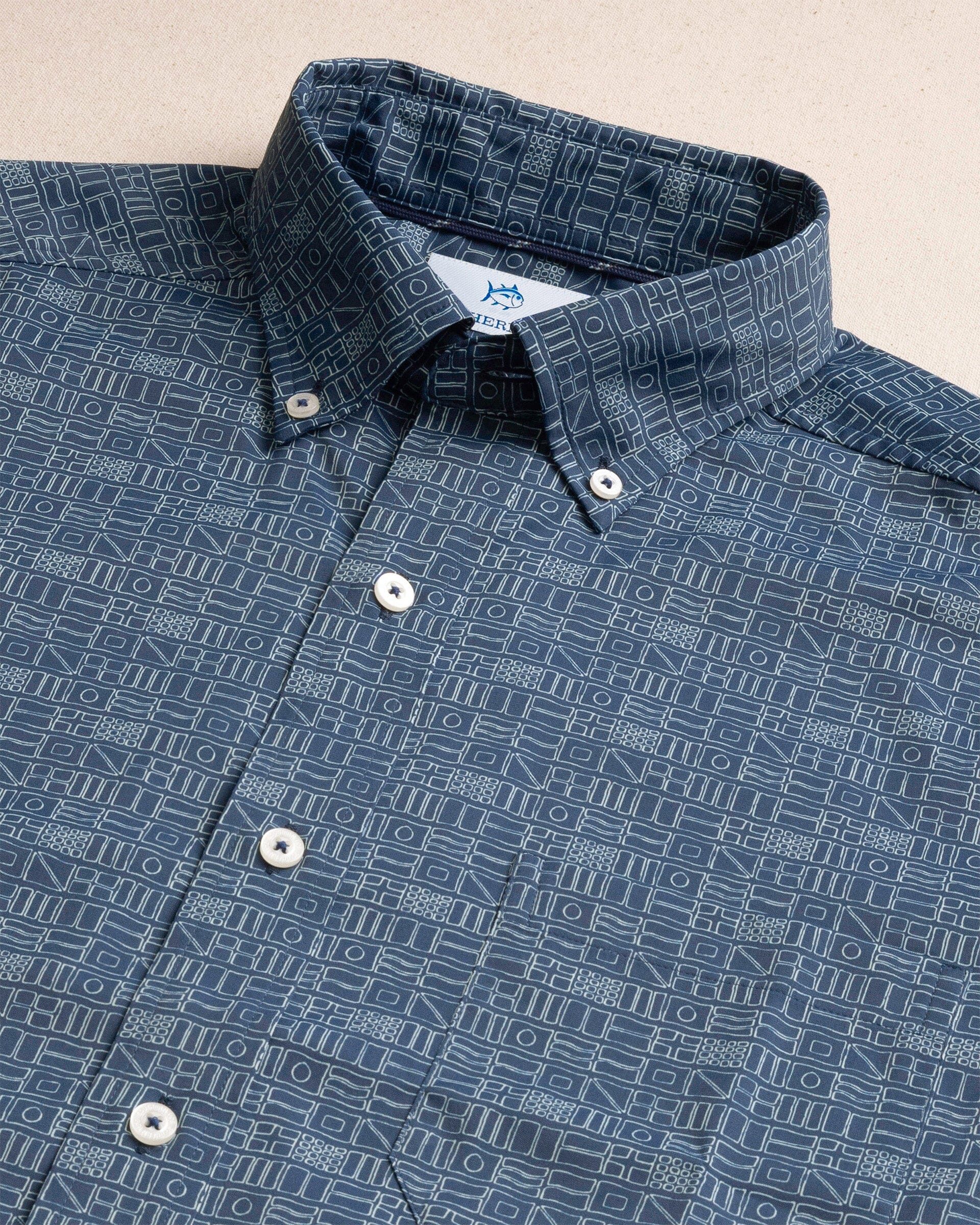 ST Nautical Flags Coastal Breeze® Short Sleeve Sport Shirt - Image 4